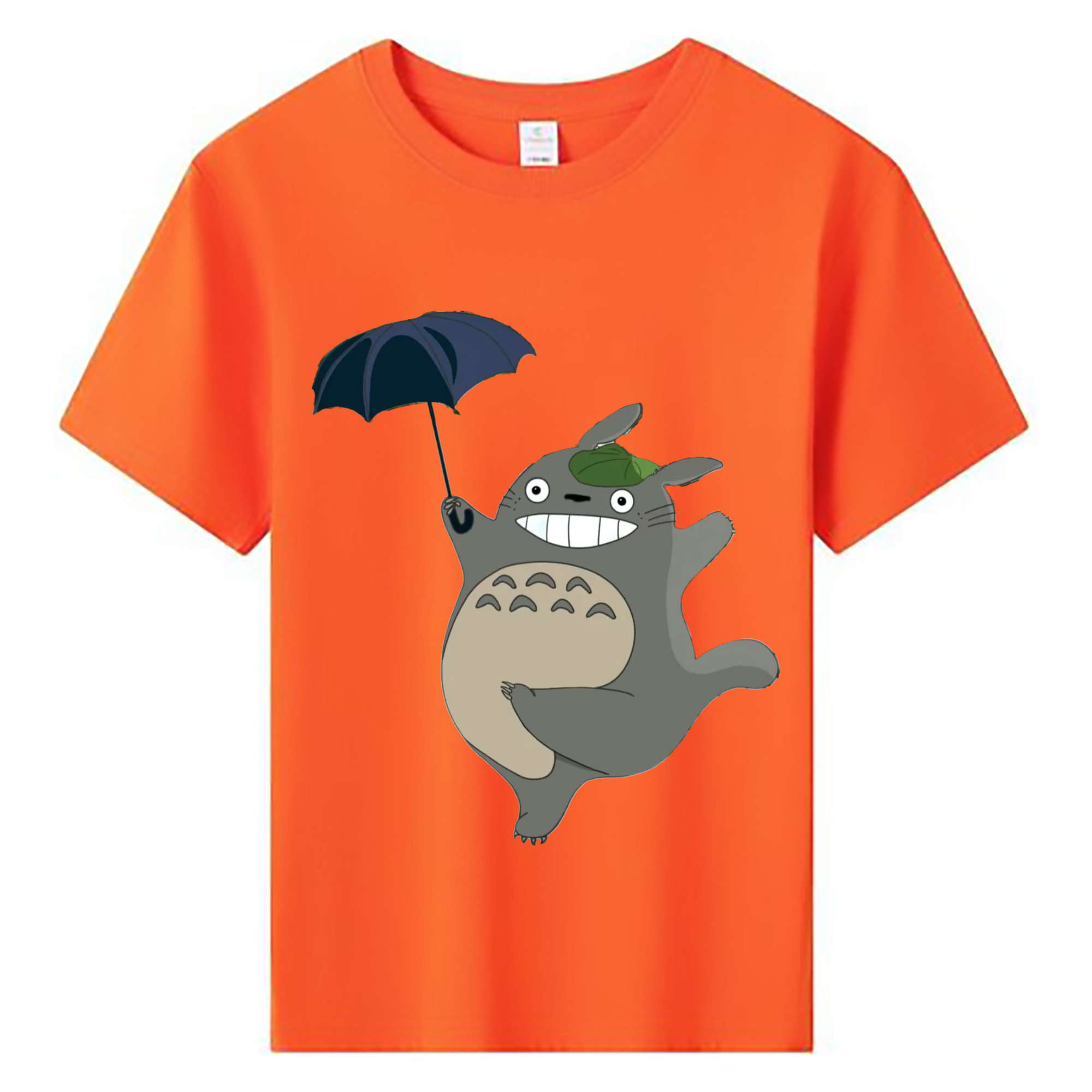 （画像用） となりのトトロ 草壁メイ 草壁サツキ My Neighbor Totoro Satsuki Kusakabe Mei Kusakabe 綿100％キッズTシャツ（フロントプリント）