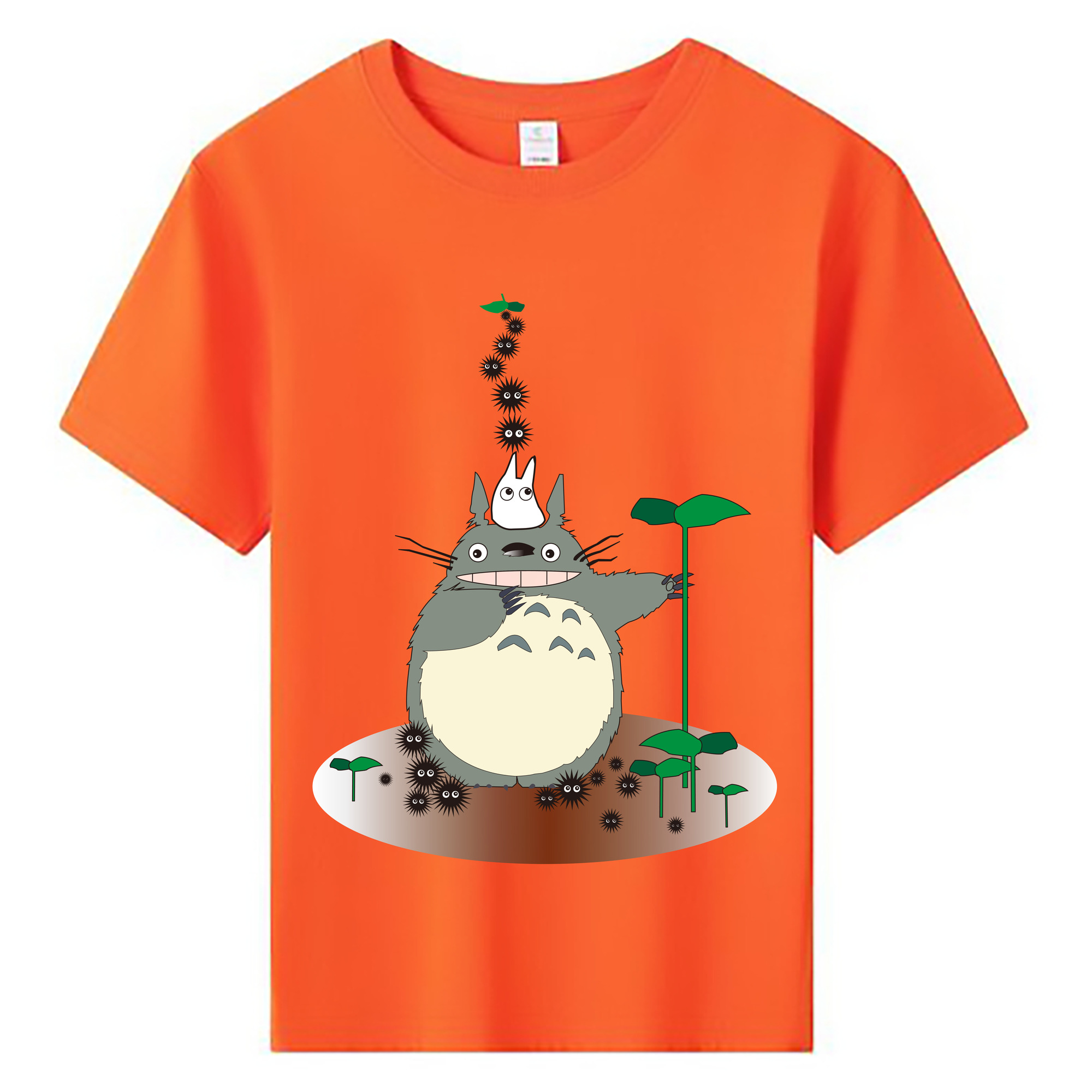 （画像用） となりのトトロ 草壁メイ 草壁サツキ My Neighbor Totoro Satsuki Kusakabe Mei Kusakabe 綿100％キッズTシャツ（フロントプリント）
