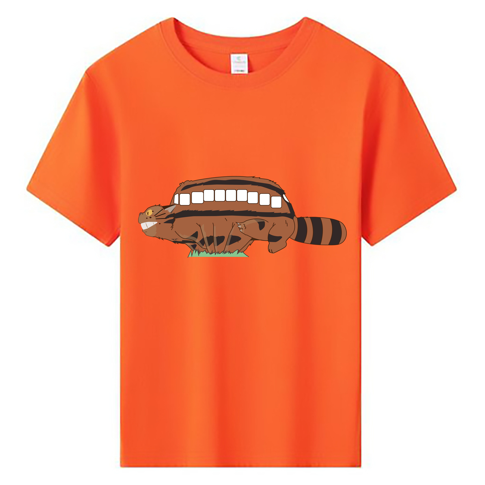 （画像用） となりのトトロ 草壁メイ 草壁サツキ My Neighbor Totoro Satsuki Kusakabe Mei Kusakabe 綿100％キッズTシャツ（フロントプリント）