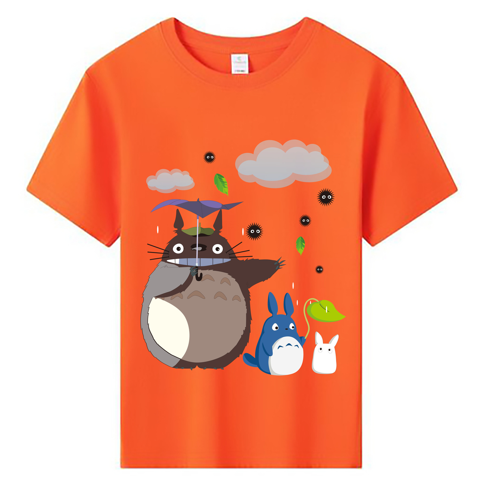 （画像用） となりのトトロ 草壁メイ 草壁サツキ My Neighbor Totoro Satsuki Kusakabe Mei Kusakabe 綿100％キッズTシャツ（フロントプリント）