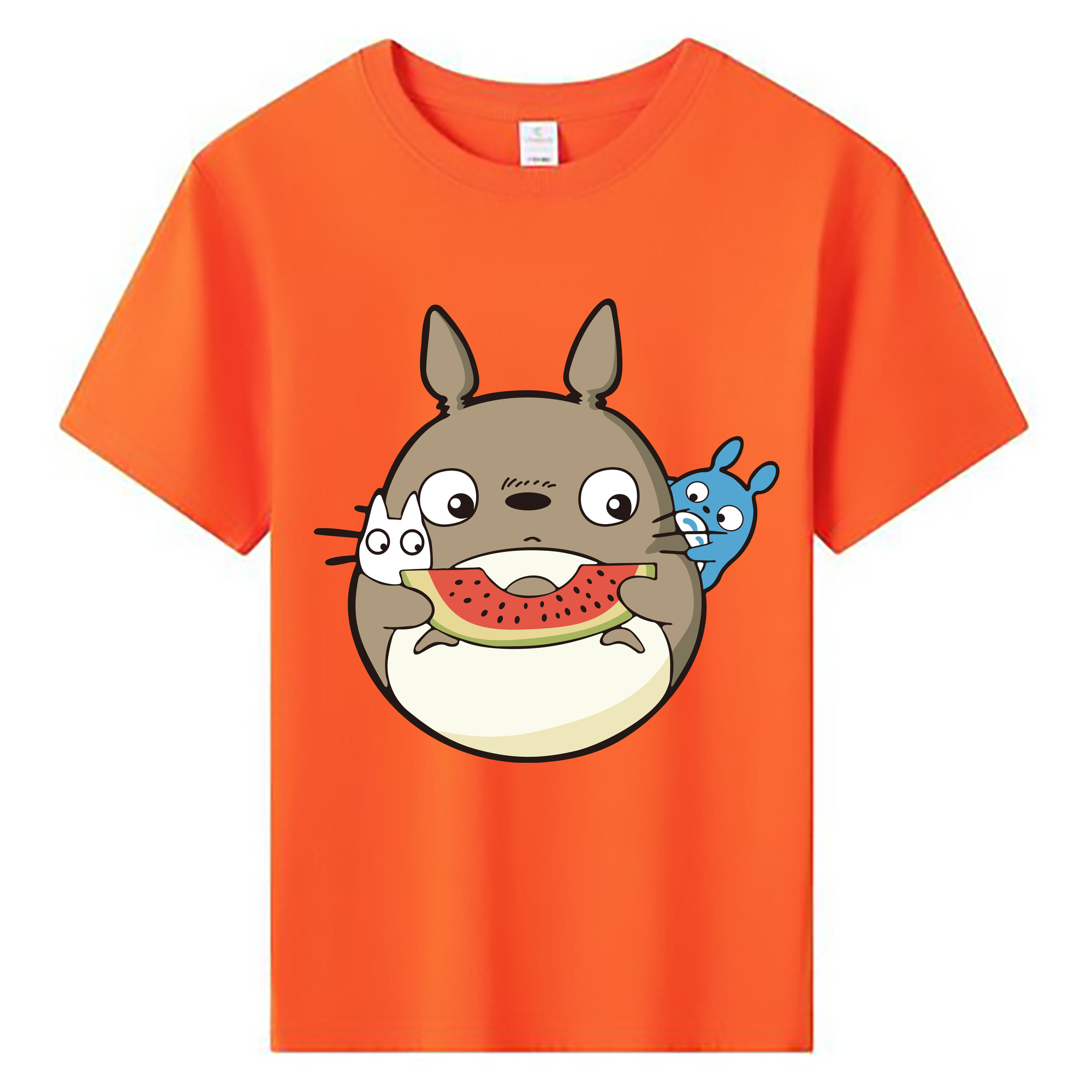 （画像用） となりのトトロ 草壁メイ 草壁サツキ My Neighbor Totoro Satsuki Kusakabe Mei Kusakabe 綿100％キッズTシャツ（フロントプリント）