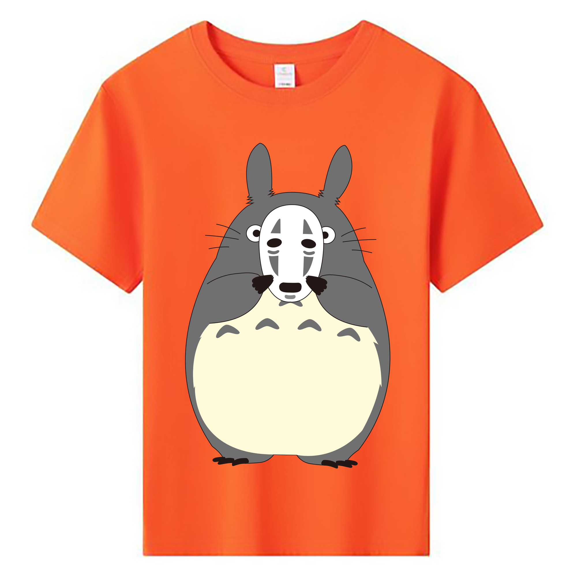 （画像用） となりのトトロ 草壁メイ 草壁サツキ My Neighbor Totoro Satsuki Kusakabe Mei Kusakabe 綿100％キッズTシャツ（フロントプリント）
