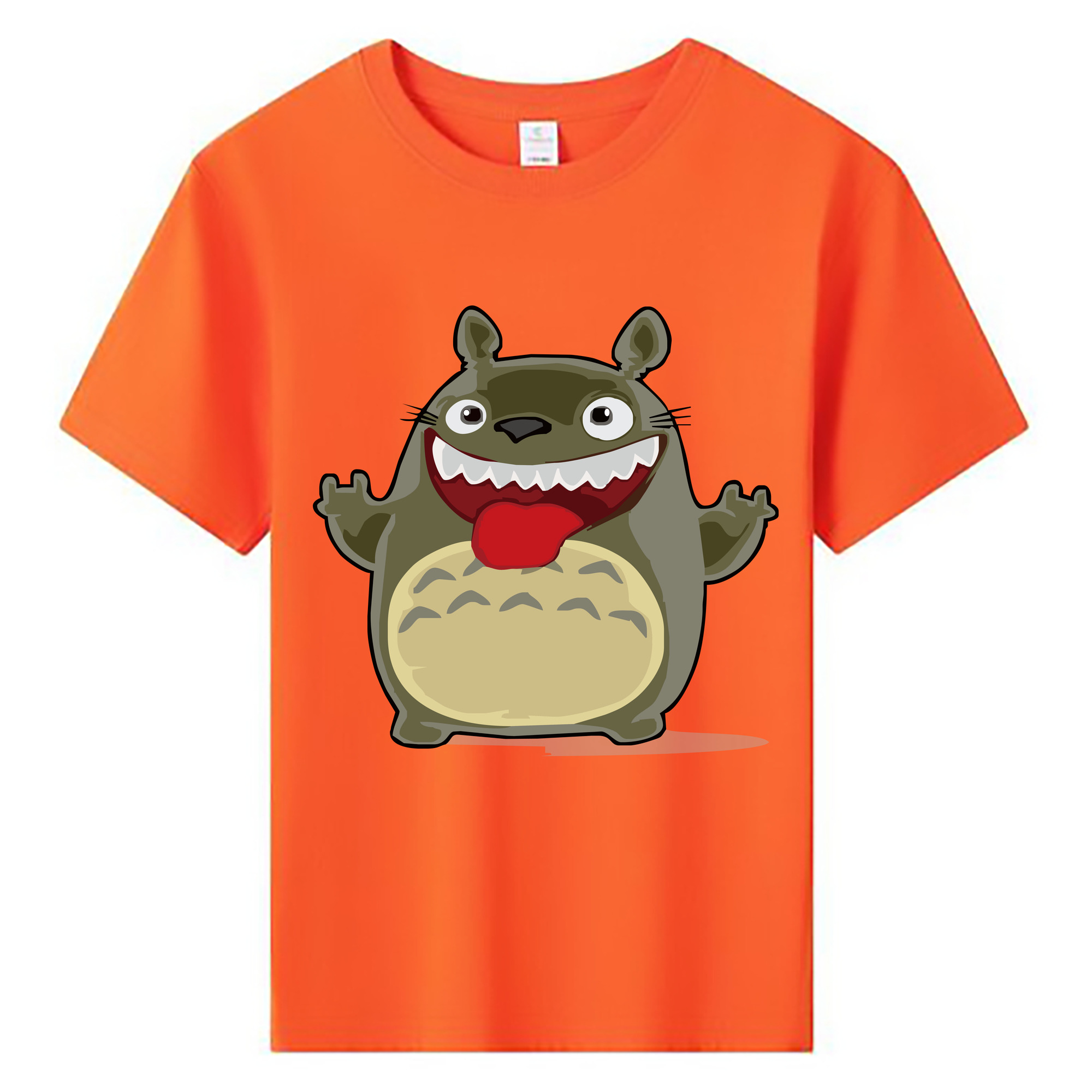 （画像用） となりのトトロ 草壁メイ 草壁サツキ My Neighbor Totoro Satsuki Kusakabe Mei Kusakabe 綿100％キッズTシャツ（フロントプリント）
