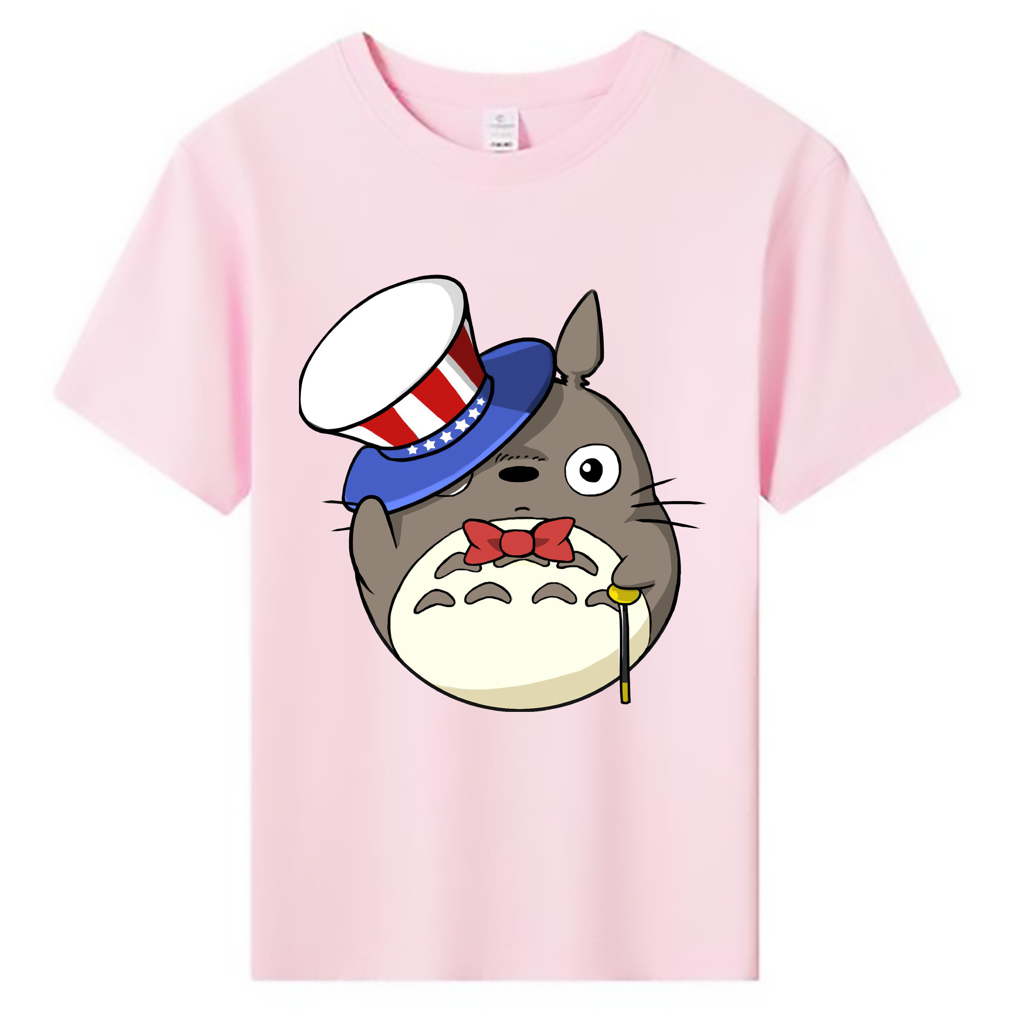 （画像用） となりのトトロ 草壁メイ 草壁サツキ My Neighbor Totoro Satsuki Kusakabe Mei Kusakabe 綿100％キッズTシャツ（フロントプリント）