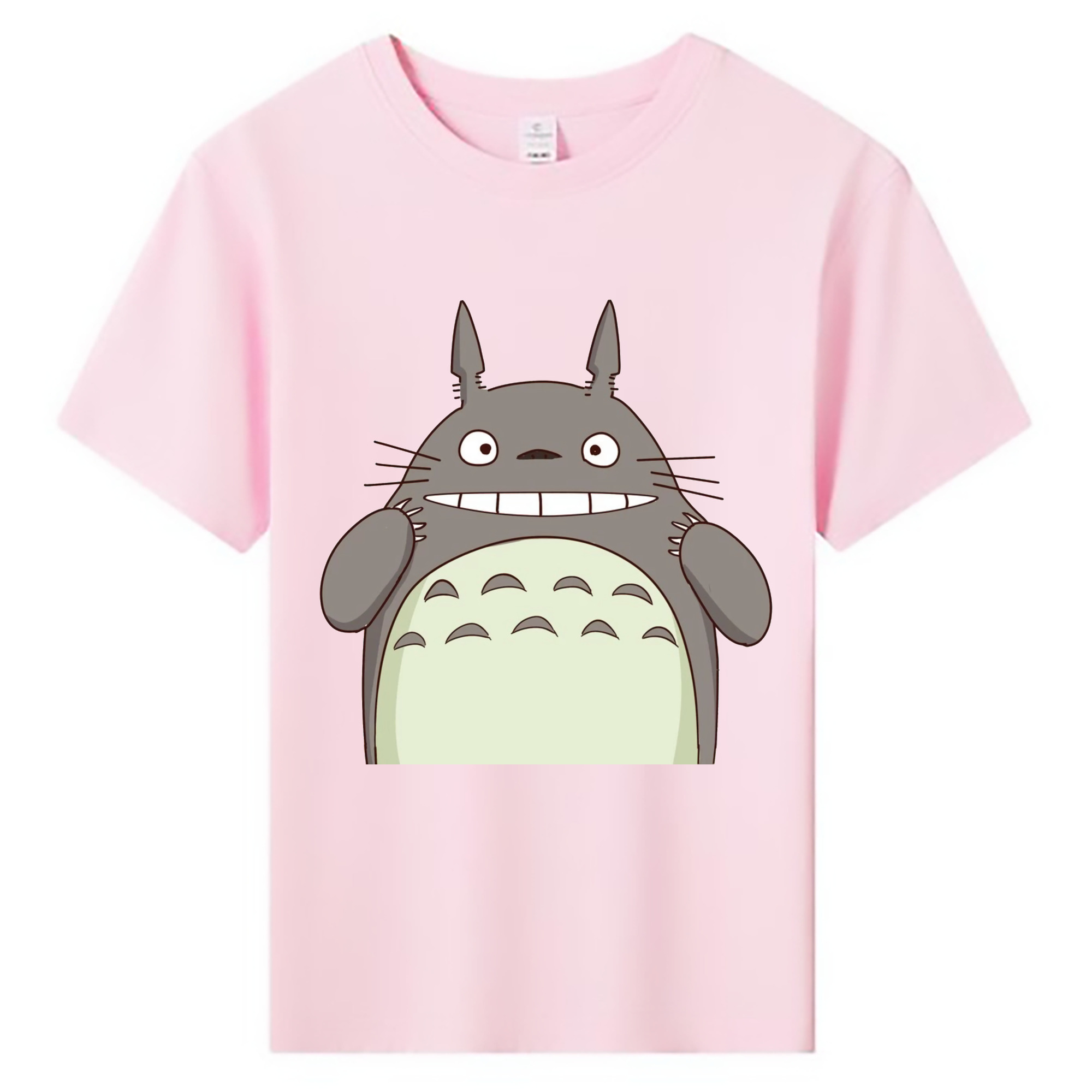 （画像用） となりのトトロ 草壁メイ 草壁サツキ My Neighbor Totoro Satsuki Kusakabe Mei Kusakabe 綿100％キッズTシャツ（フロントプリント）
