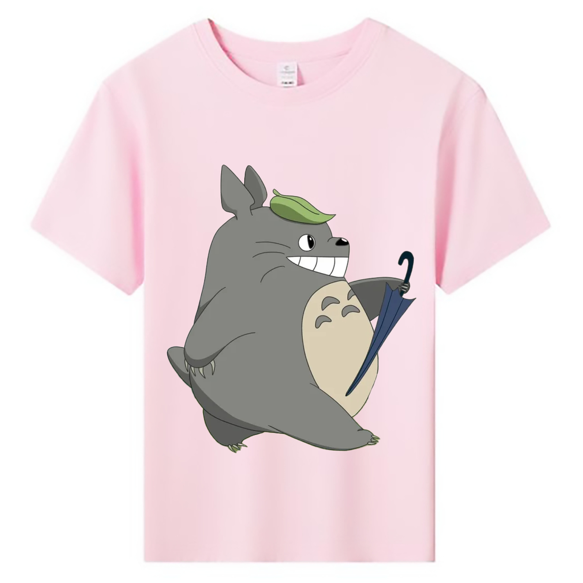 （画像用） となりのトトロ 草壁メイ 草壁サツキ My Neighbor Totoro Satsuki Kusakabe Mei Kusakabe 綿100％キッズTシャツ（フロントプリント）