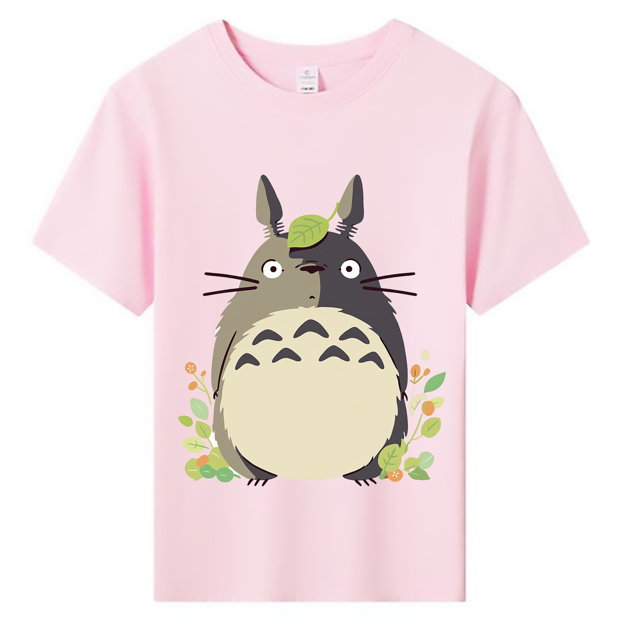 （画像用） となりのトトロ 草壁メイ 草壁サツキ My Neighbor Totoro Satsuki Kusakabe Mei Kusakabe 綿100％キッズTシャツ（フロントプリント）