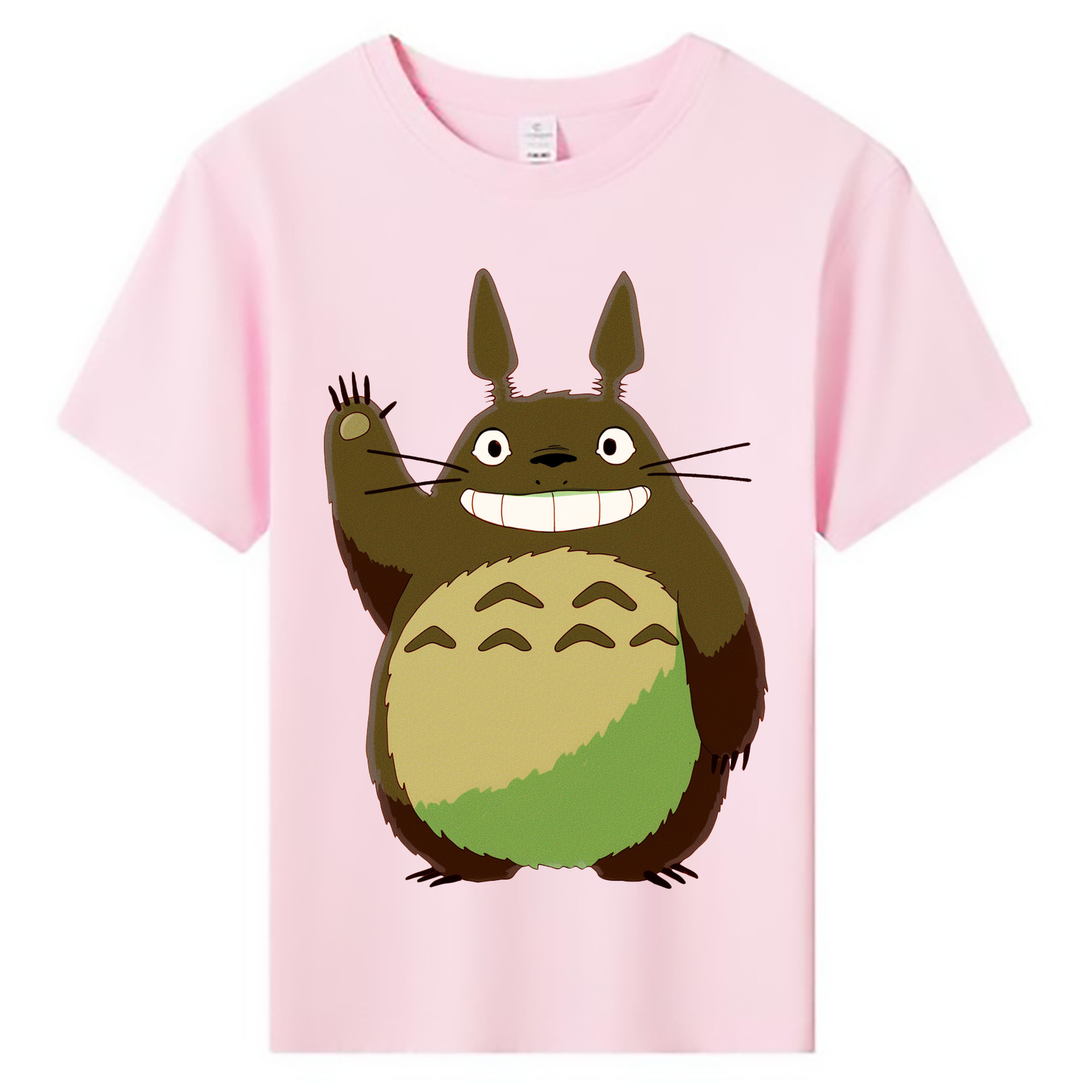 （画像用） となりのトトロ 草壁メイ 草壁サツキ My Neighbor Totoro Satsuki Kusakabe Mei Kusakabe 綿100％キッズTシャツ（フロントプリント）