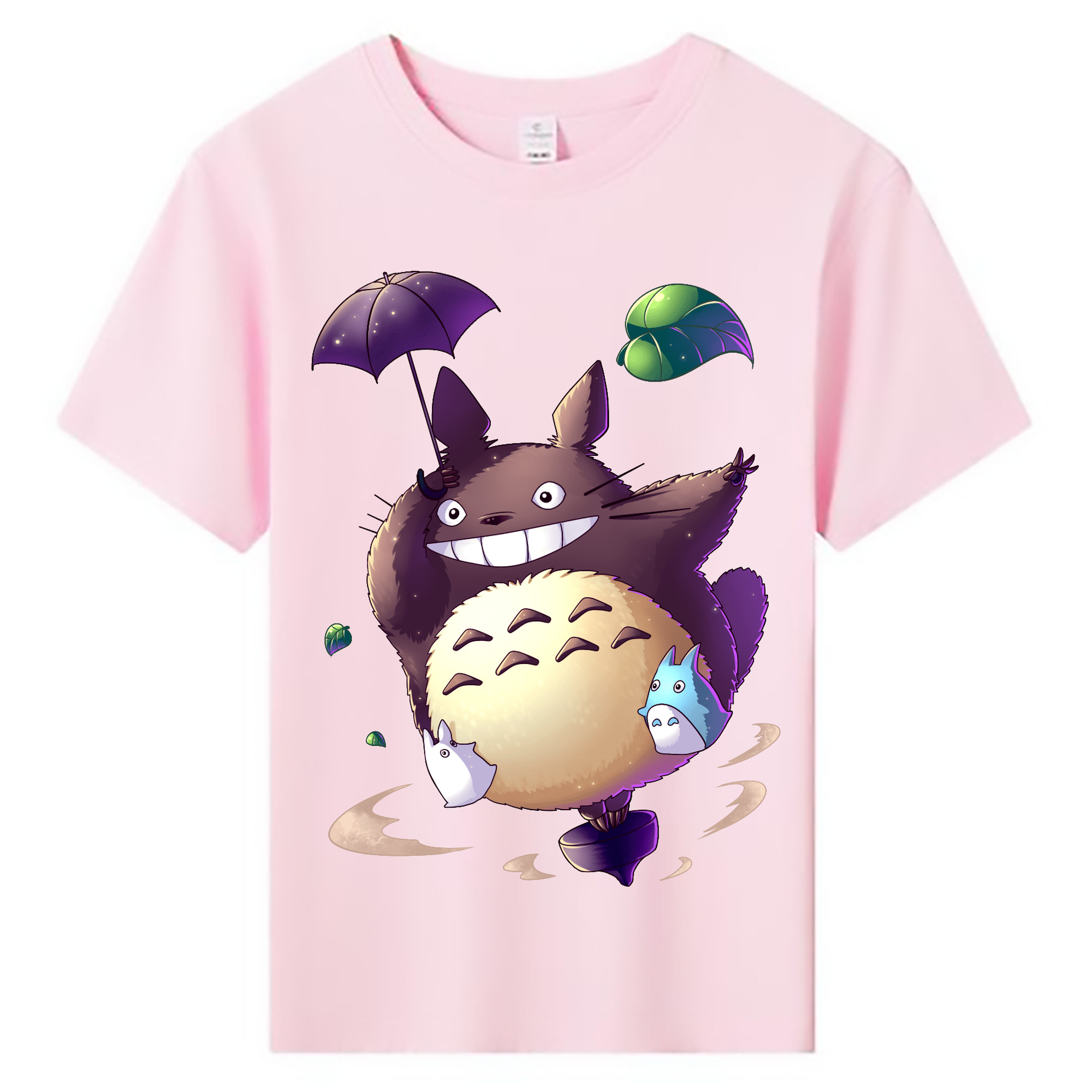 （画像用） となりのトトロ 草壁メイ 草壁サツキ My Neighbor Totoro Satsuki Kusakabe Mei Kusakabe 綿100％キッズTシャツ（フロントプリント）