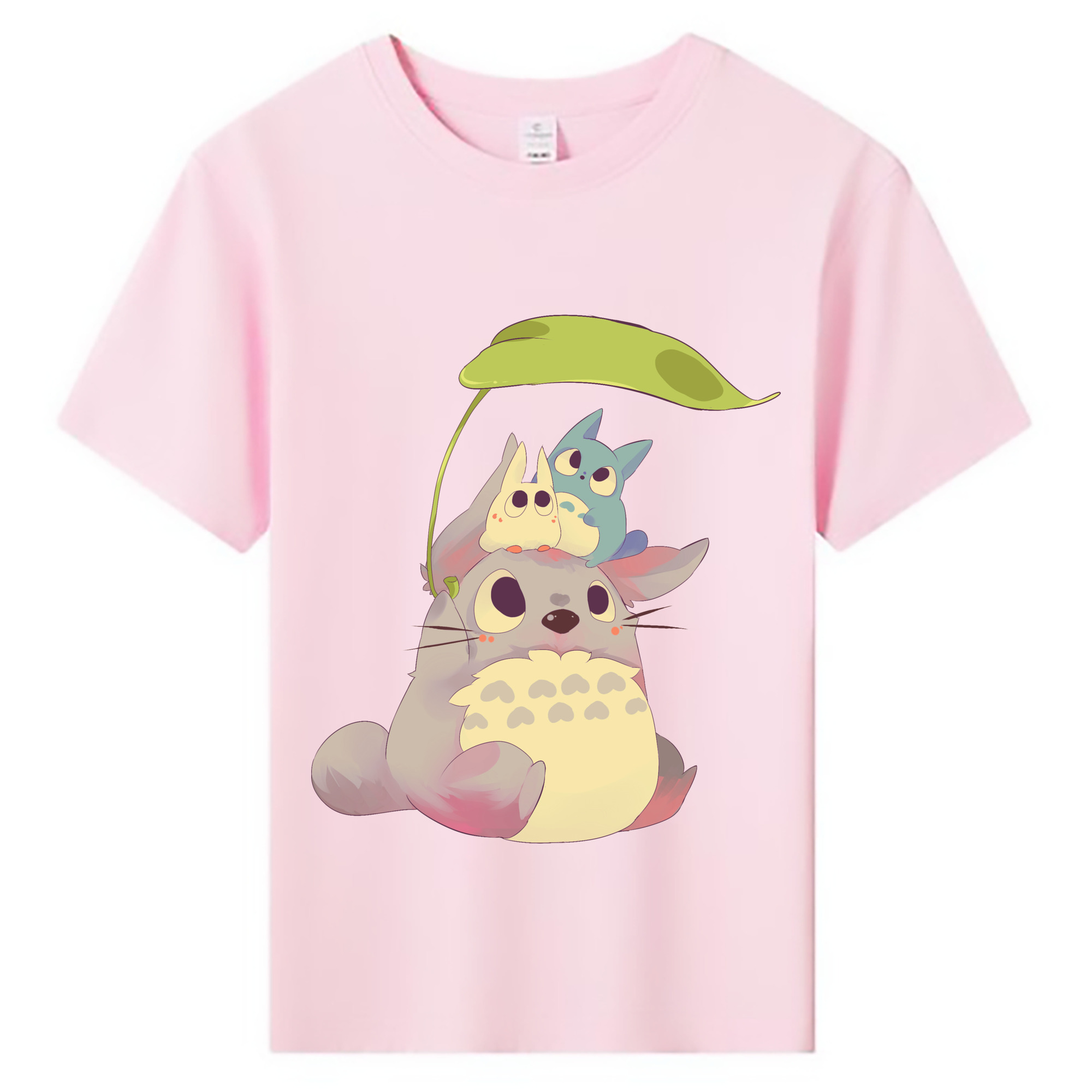 （画像用） となりのトトロ 草壁メイ 草壁サツキ My Neighbor Totoro Satsuki Kusakabe Mei Kusakabe 綿100％キッズTシャツ（フロントプリント）