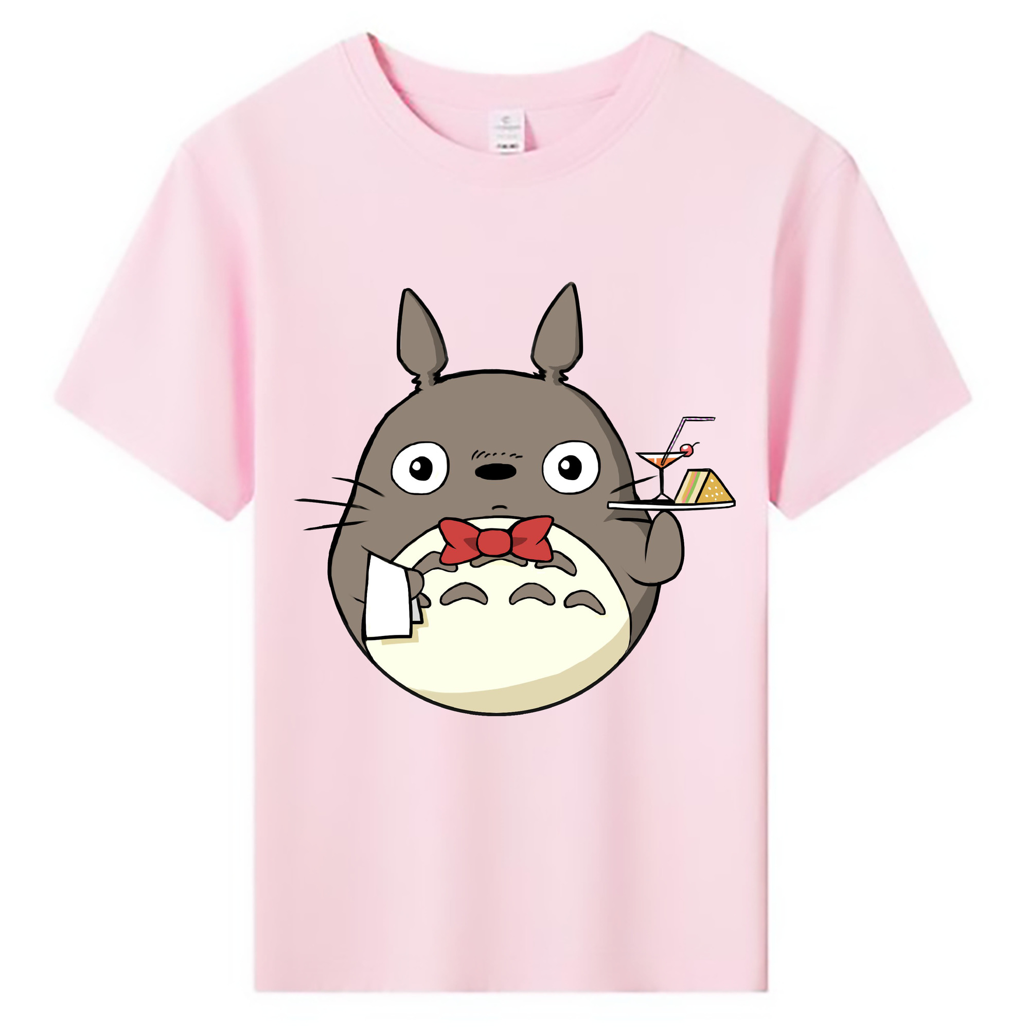 （画像用） となりのトトロ 草壁メイ 草壁サツキ My Neighbor Totoro Satsuki Kusakabe Mei Kusakabe 綿100％キッズTシャツ（フロントプリント）