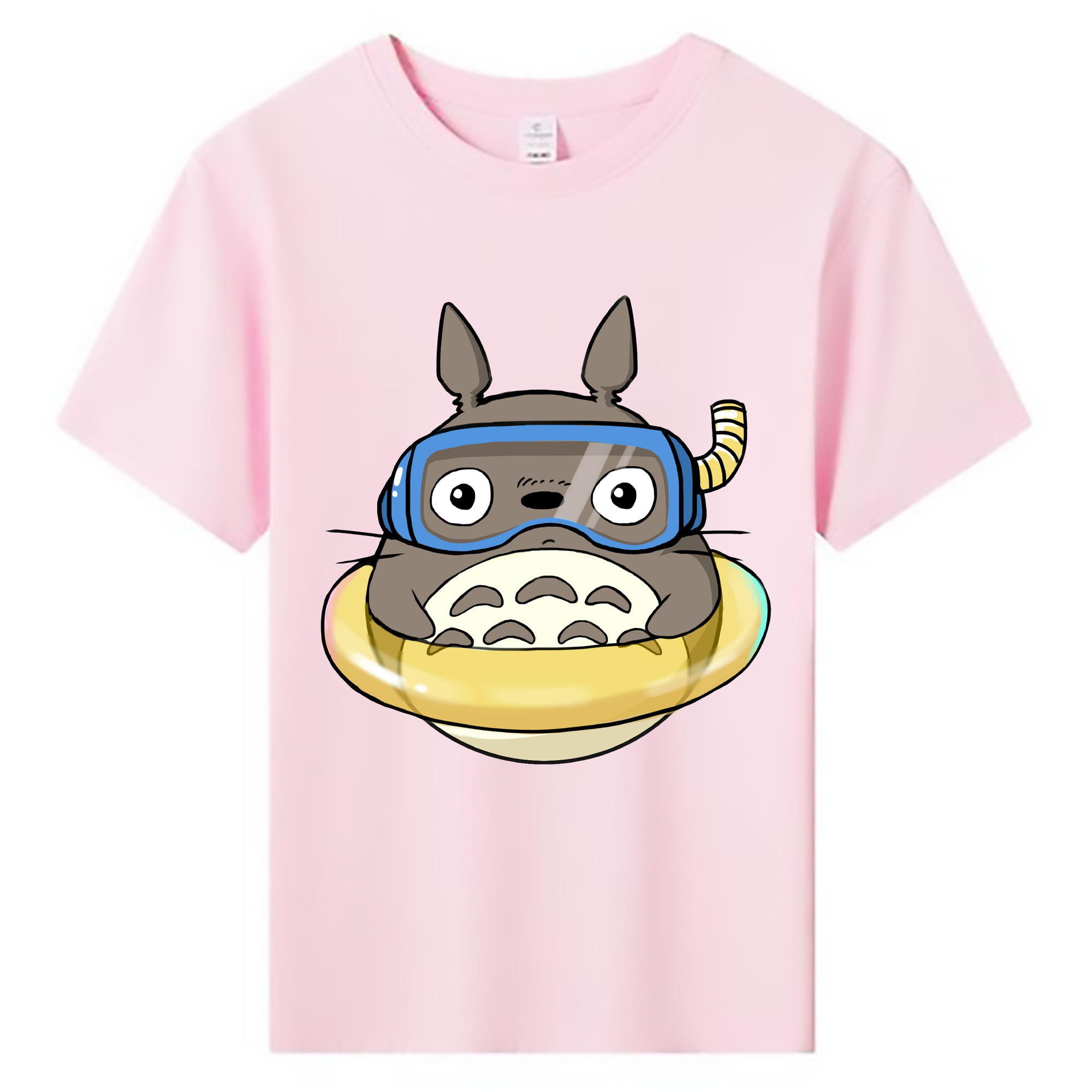 （画像用） となりのトトロ 草壁メイ 草壁サツキ My Neighbor Totoro Satsuki Kusakabe Mei Kusakabe 綿100％キッズTシャツ（フロントプリント）