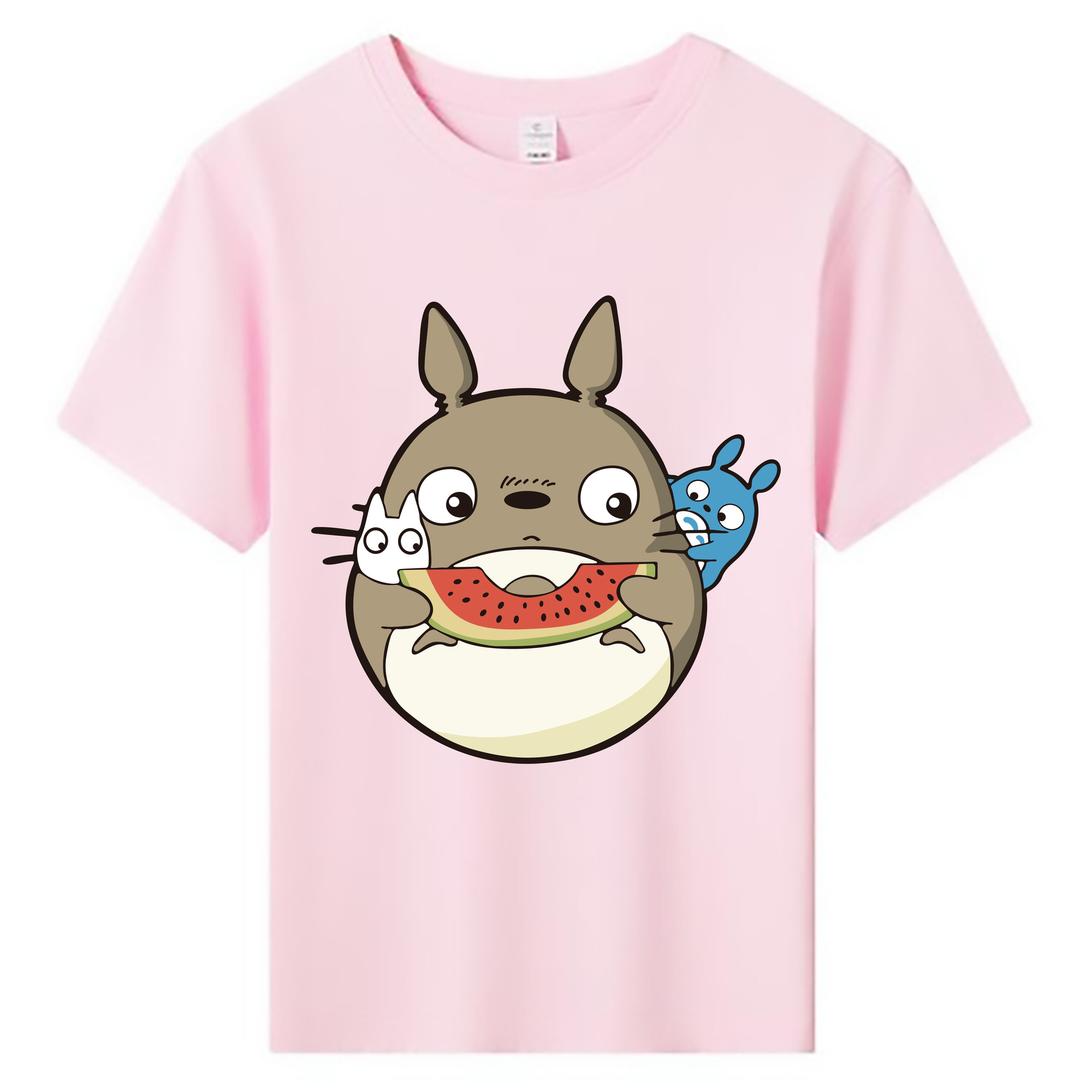 （画像用） となりのトトロ 草壁メイ 草壁サツキ My Neighbor Totoro Satsuki Kusakabe Mei Kusakabe 綿100％キッズTシャツ（フロントプリント）
