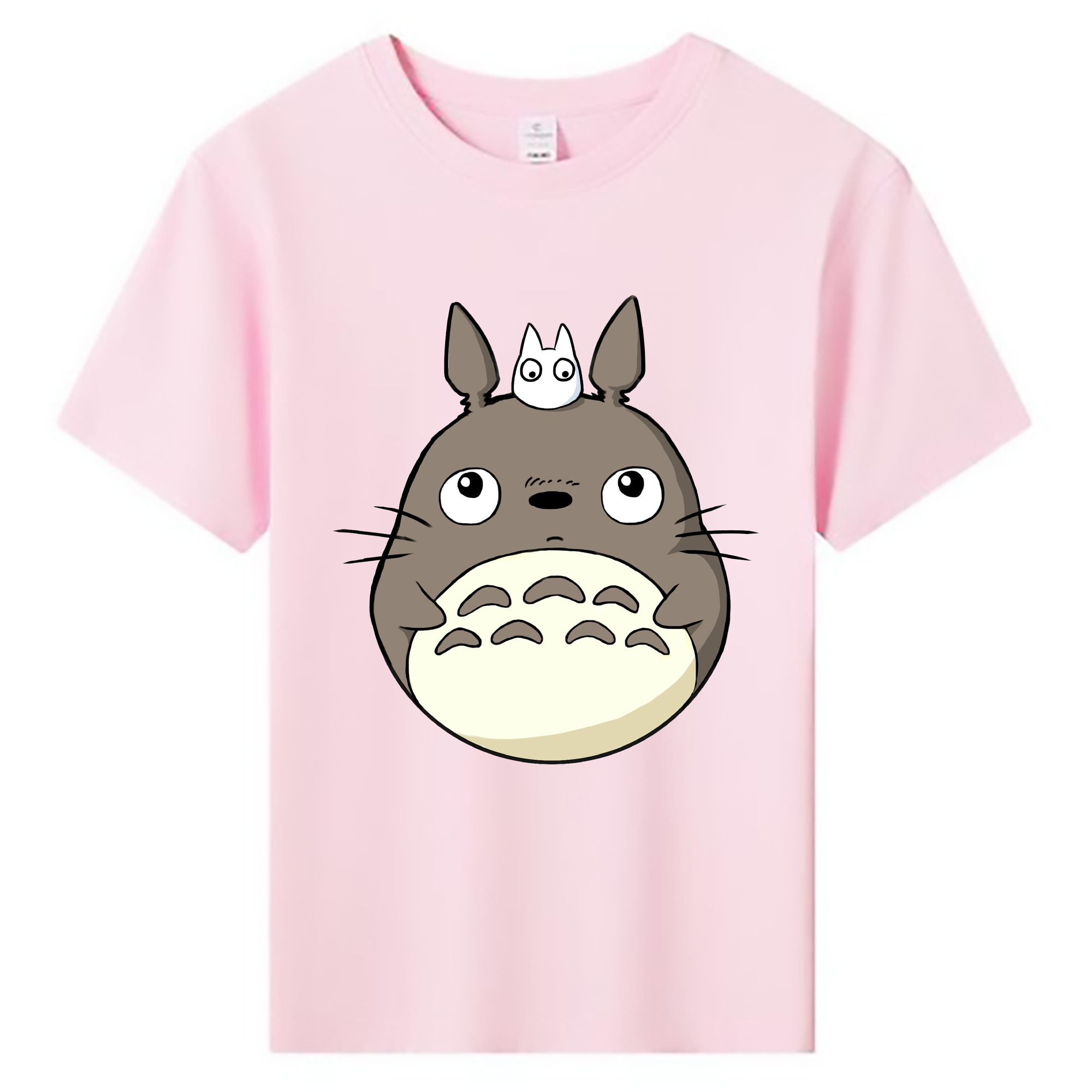 （画像用） となりのトトロ 草壁メイ 草壁サツキ My Neighbor Totoro Satsuki Kusakabe Mei Kusakabe 綿100％キッズTシャツ（フロントプリント）