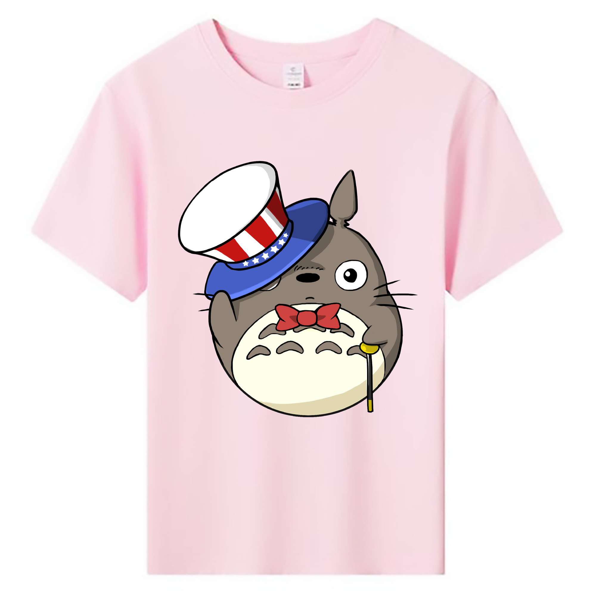 （画像用） となりのトトロ 草壁メイ 草壁サツキ My Neighbor Totoro Satsuki Kusakabe Mei Kusakabe 綿100％キッズTシャツ（フロントプリント）
