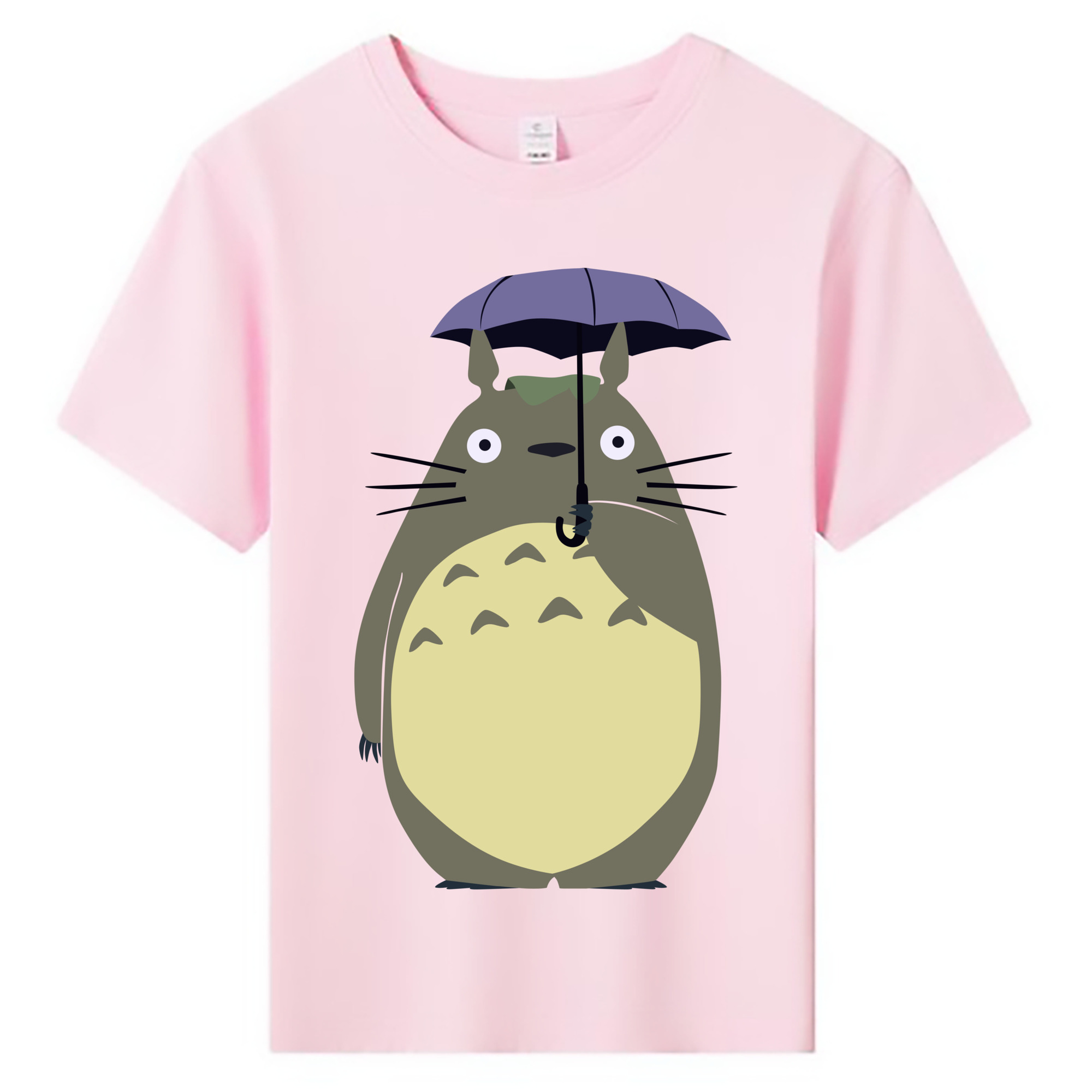 （画像用） となりのトトロ 草壁メイ 草壁サツキ My Neighbor Totoro Satsuki Kusakabe Mei Kusakabe 綿100％キッズTシャツ（フロントプリント）