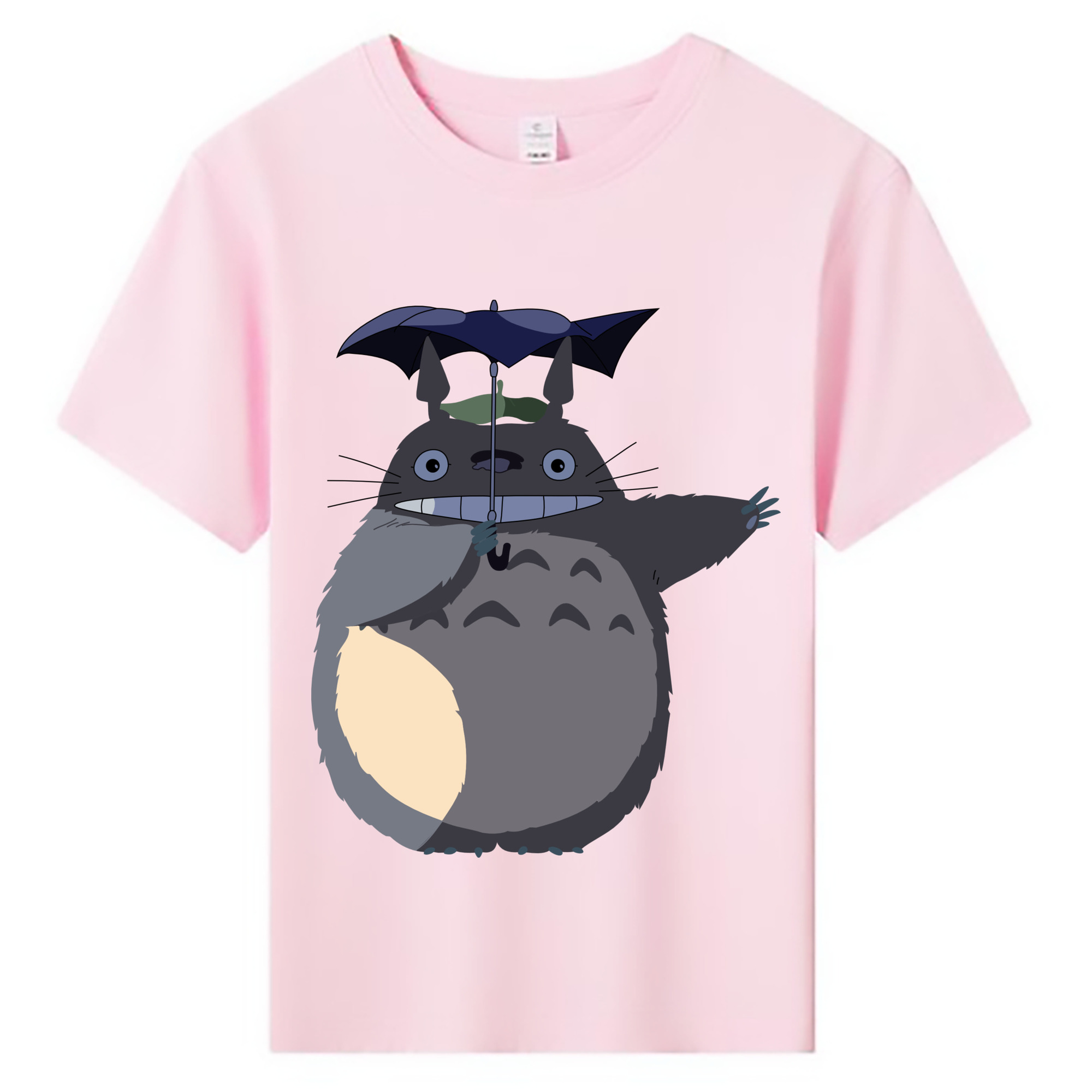 （画像用） となりのトトロ 草壁メイ 草壁サツキ My Neighbor Totoro Satsuki Kusakabe Mei Kusakabe 綿100％キッズTシャツ（フロントプリント）