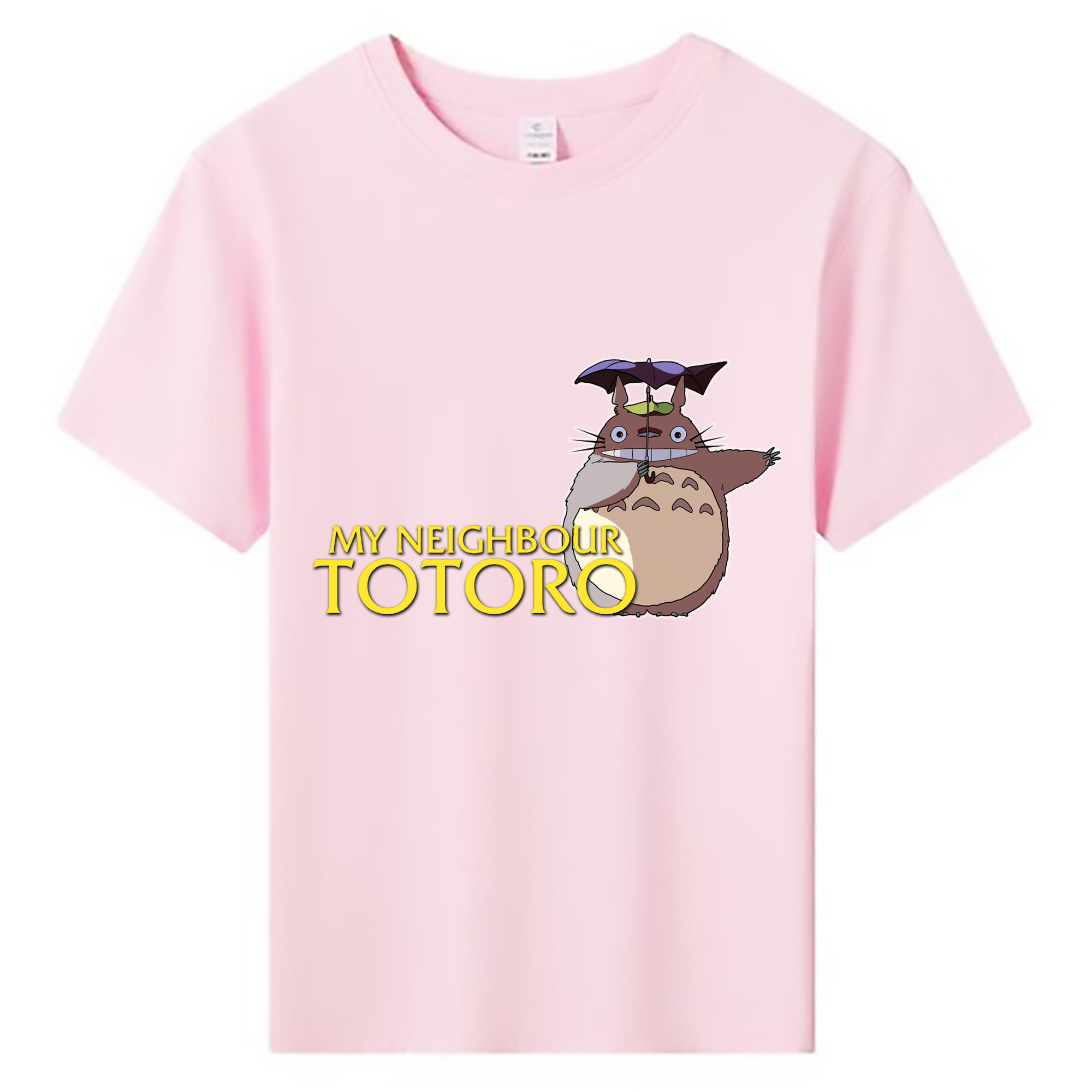（画像用） となりのトトロ 草壁メイ 草壁サツキ My Neighbor Totoro Satsuki Kusakabe Mei Kusakabe 綿100％キッズTシャツ（フロントプリント）