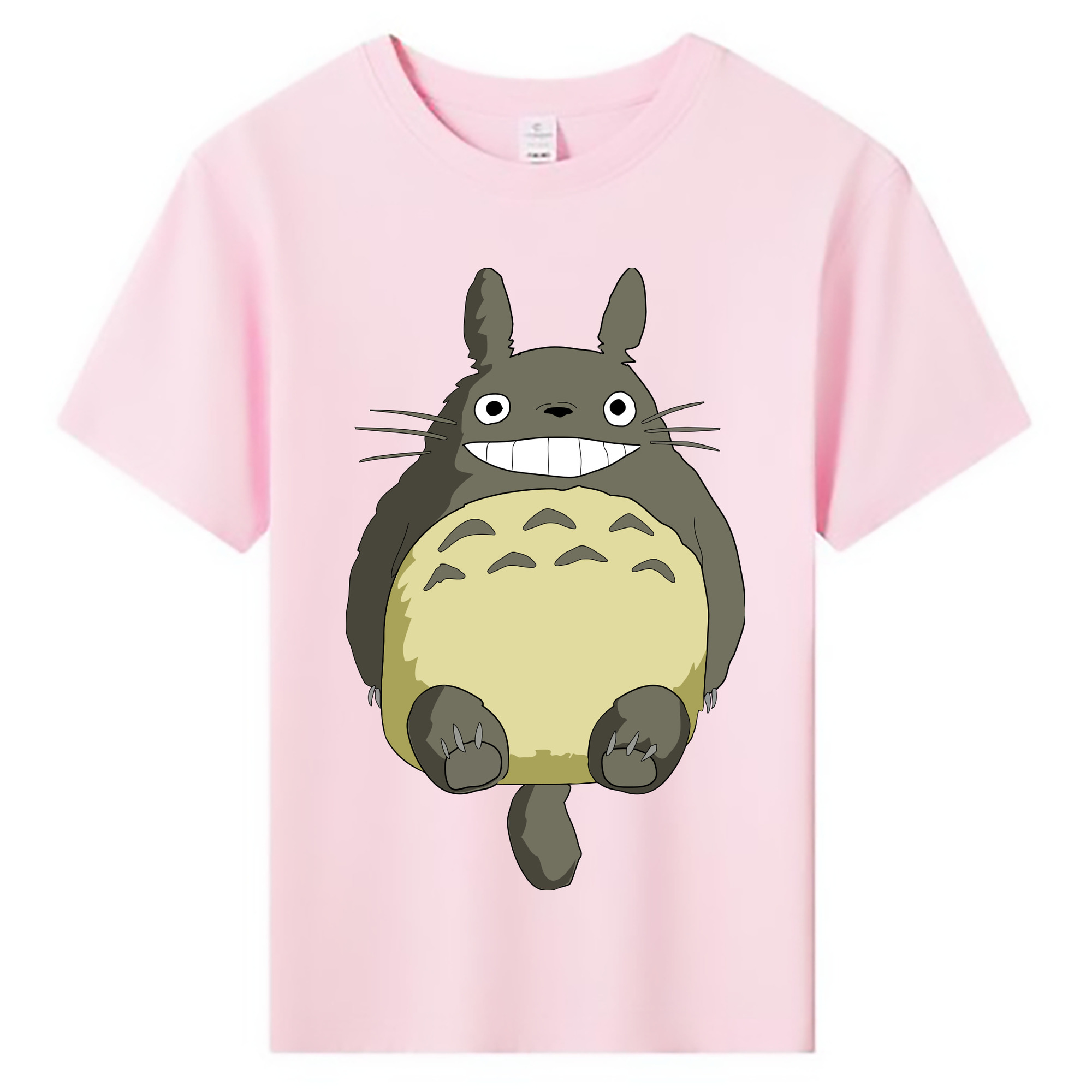 （画像用） となりのトトロ 草壁メイ 草壁サツキ My Neighbor Totoro Satsuki Kusakabe Mei Kusakabe 綿100％キッズTシャツ（フロントプリント）