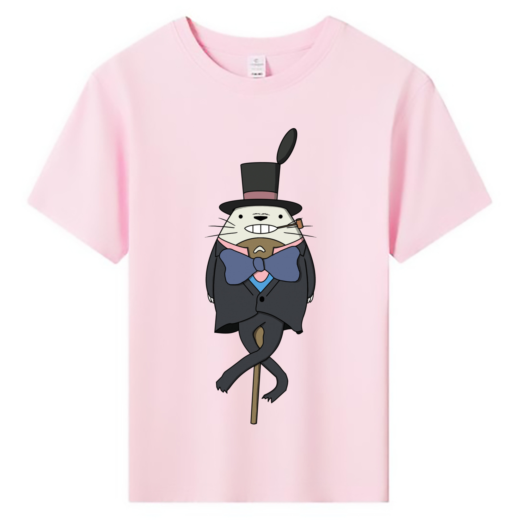 （画像用） となりのトトロ 草壁メイ 草壁サツキ My Neighbor Totoro Satsuki Kusakabe Mei Kusakabe 綿100％キッズTシャツ（フロントプリント）