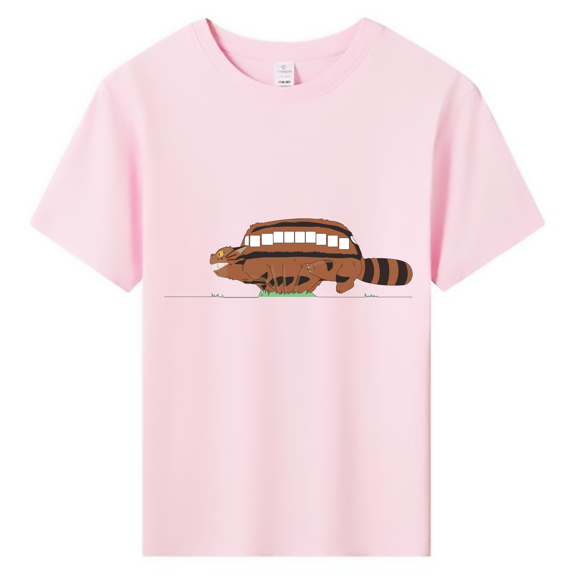 （画像用） となりのトトロ 草壁メイ 草壁サツキ My Neighbor Totoro Satsuki Kusakabe Mei Kusakabe 綿100％キッズTシャツ（フロントプリント）