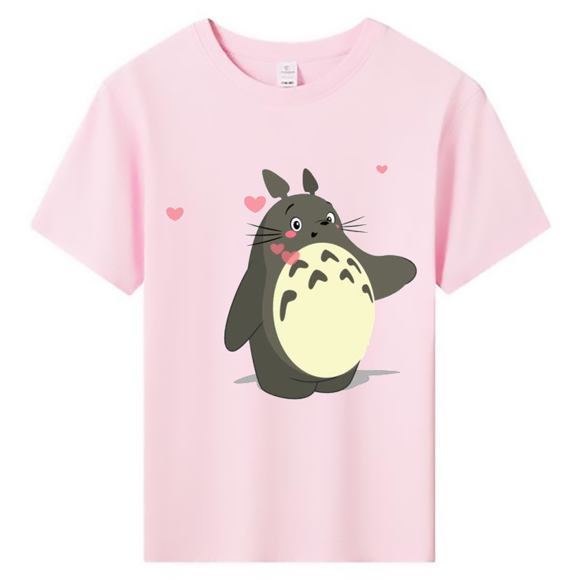 （画像用） となりのトトロ 草壁メイ 草壁サツキ My Neighbor Totoro Satsuki Kusakabe Mei Kusakabe 綿100％キッズTシャツ（フロントプリント）