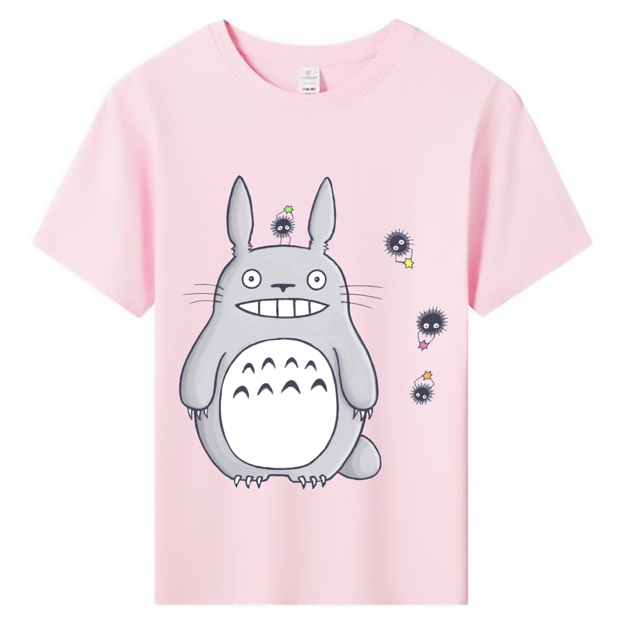 （画像用） となりのトトロ 草壁メイ 草壁サツキ My Neighbor Totoro Satsuki Kusakabe Mei Kusakabe 綿100％キッズTシャツ（フロントプリント）