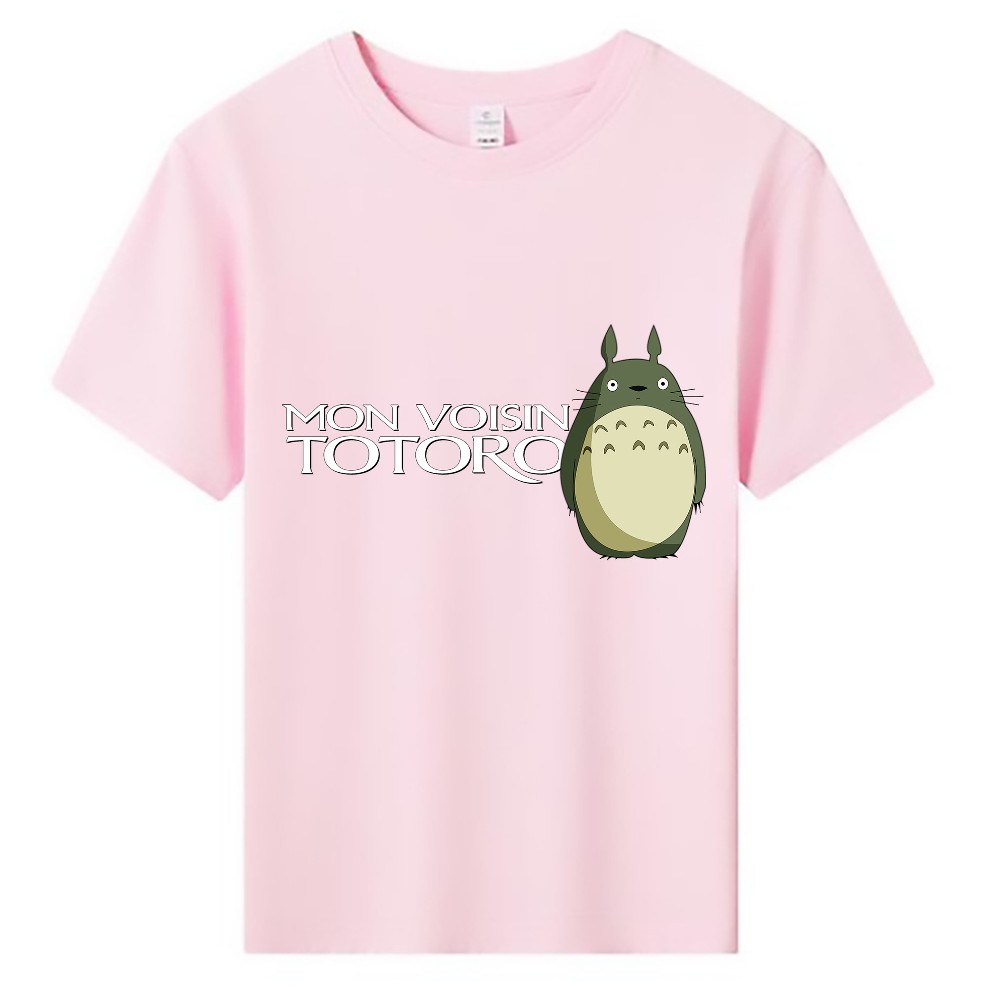 （画像用） となりのトトロ 草壁メイ 草壁サツキ My Neighbor Totoro Satsuki Kusakabe Mei Kusakabe 綿100％キッズTシャツ（フロントプリント）