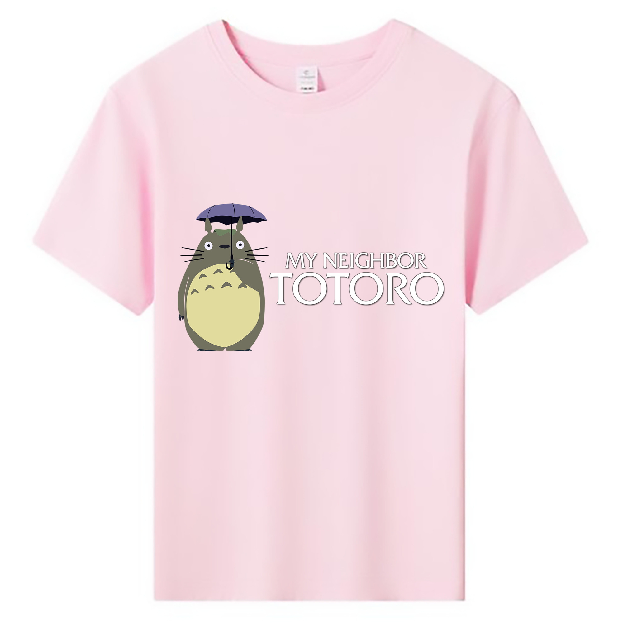（画像用） となりのトトロ 草壁メイ 草壁サツキ My Neighbor Totoro Satsuki Kusakabe Mei Kusakabe 綿100％キッズTシャツ（フロントプリント）