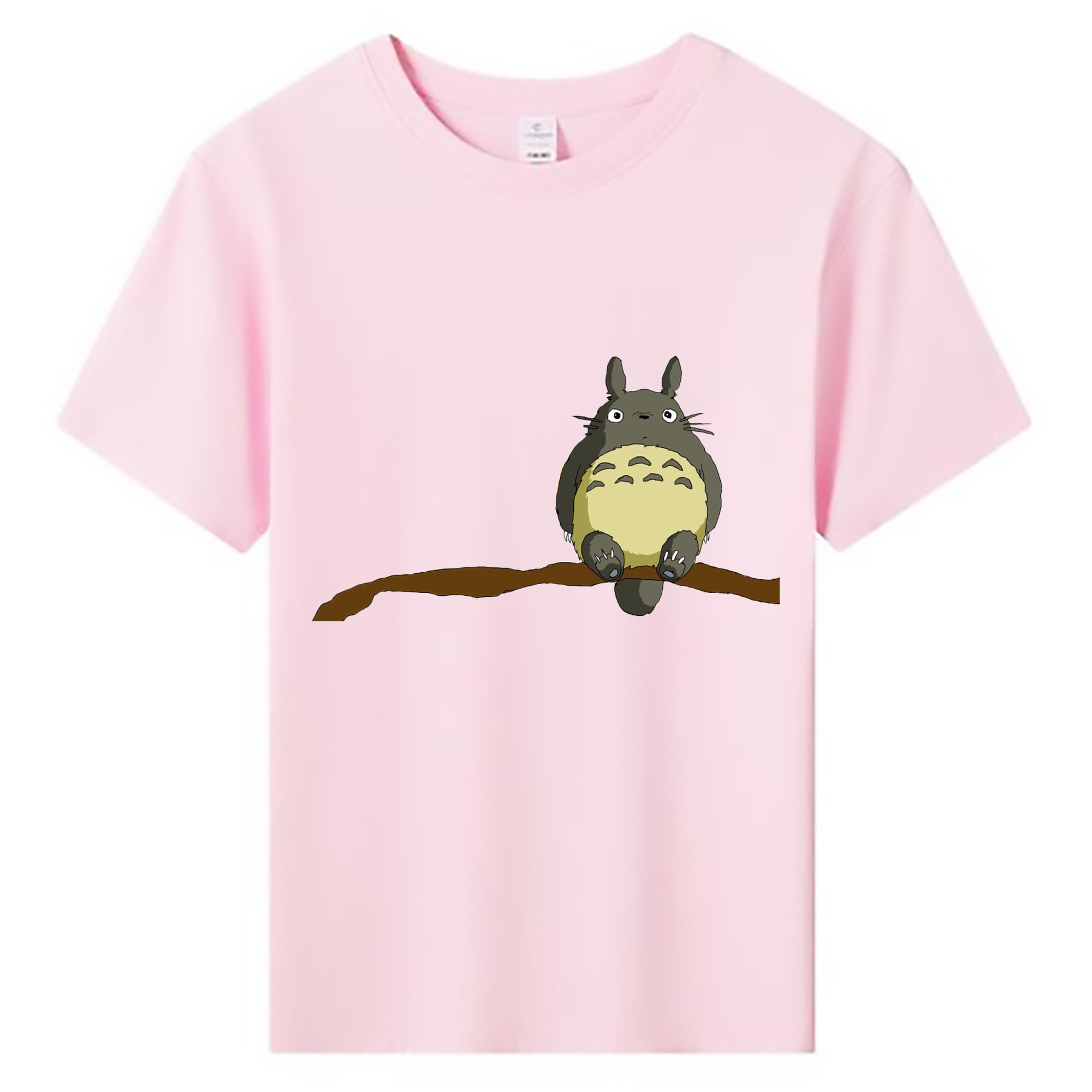 （画像用） となりのトトロ 草壁メイ 草壁サツキ My Neighbor Totoro Satsuki Kusakabe Mei Kusakabe 綿100％キッズTシャツ（フロントプリント）