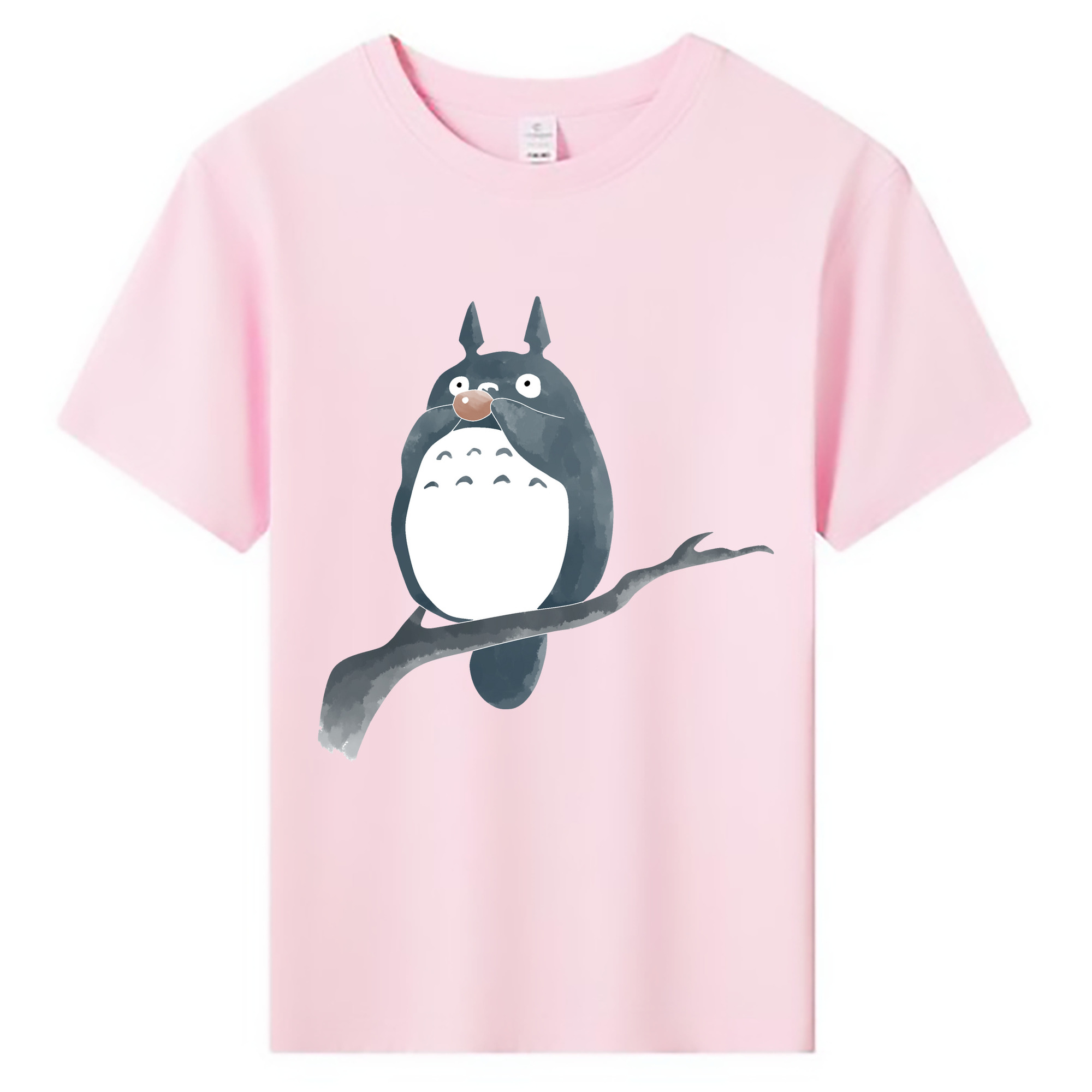 （画像用） となりのトトロ 草壁メイ 草壁サツキ My Neighbor Totoro Satsuki Kusakabe Mei Kusakabe 綿100％キッズTシャツ（フロントプリント）
