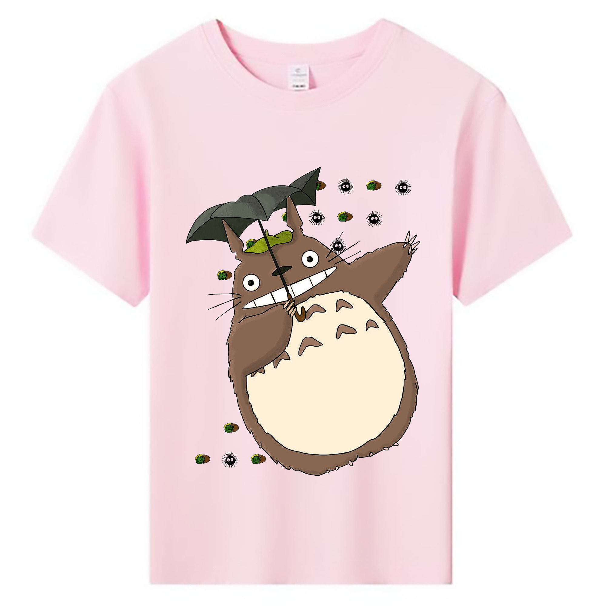 （画像用） となりのトトロ 草壁メイ 草壁サツキ My Neighbor Totoro Satsuki Kusakabe Mei Kusakabe 綿100％キッズTシャツ（フロントプリント）