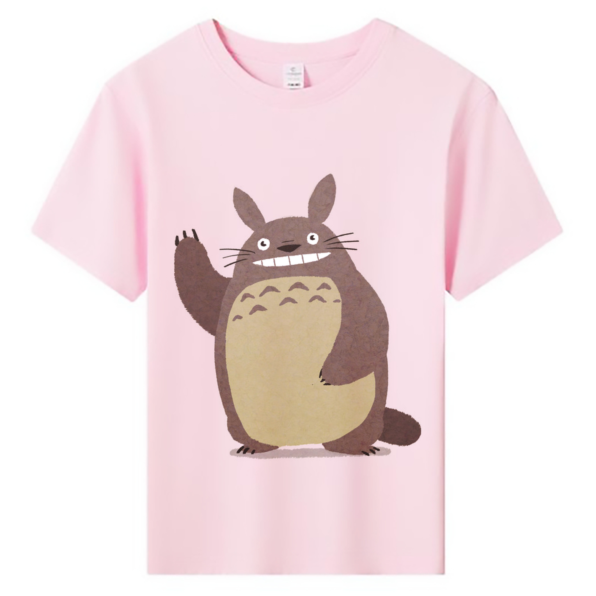 （画像用） となりのトトロ 草壁メイ 草壁サツキ My Neighbor Totoro Satsuki Kusakabe Mei Kusakabe 綿100％キッズTシャツ（フロントプリント）