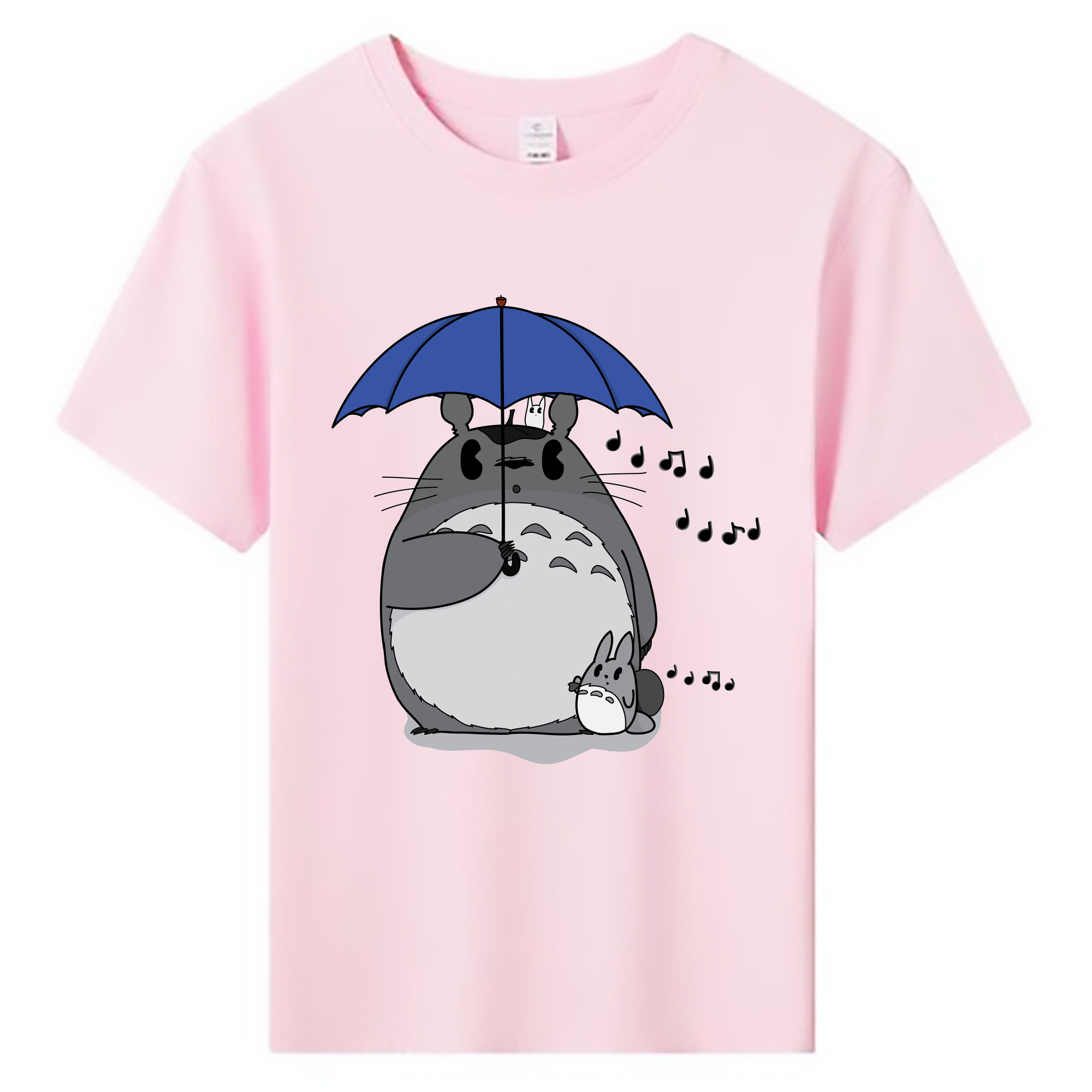 （画像用） となりのトトロ 草壁メイ 草壁サツキ My Neighbor Totoro Satsuki Kusakabe Mei Kusakabe 綿100％キッズTシャツ（フロントプリント）