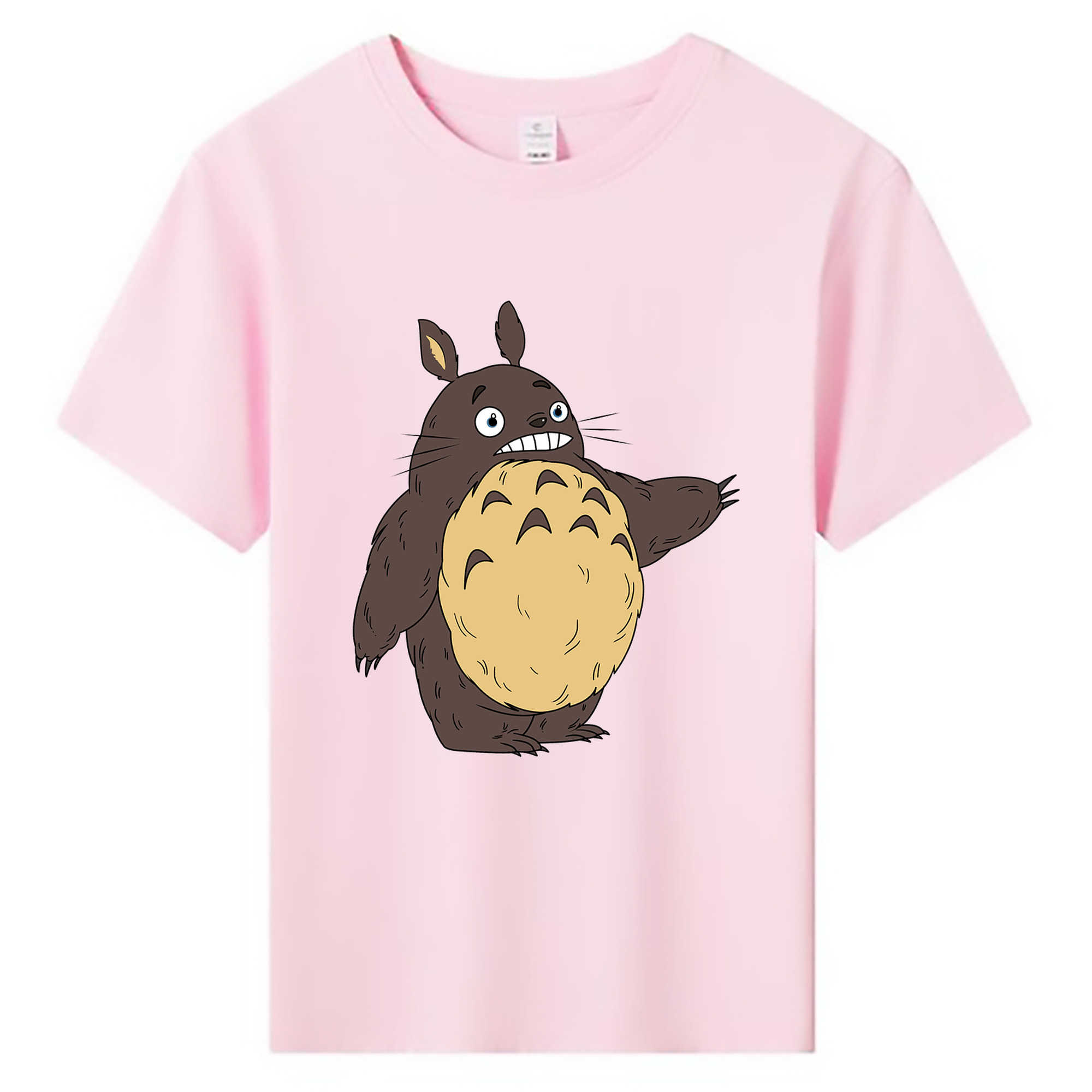 （画像用） となりのトトロ 草壁メイ 草壁サツキ My Neighbor Totoro Satsuki Kusakabe Mei Kusakabe 綿100％キッズTシャツ（フロントプリント）