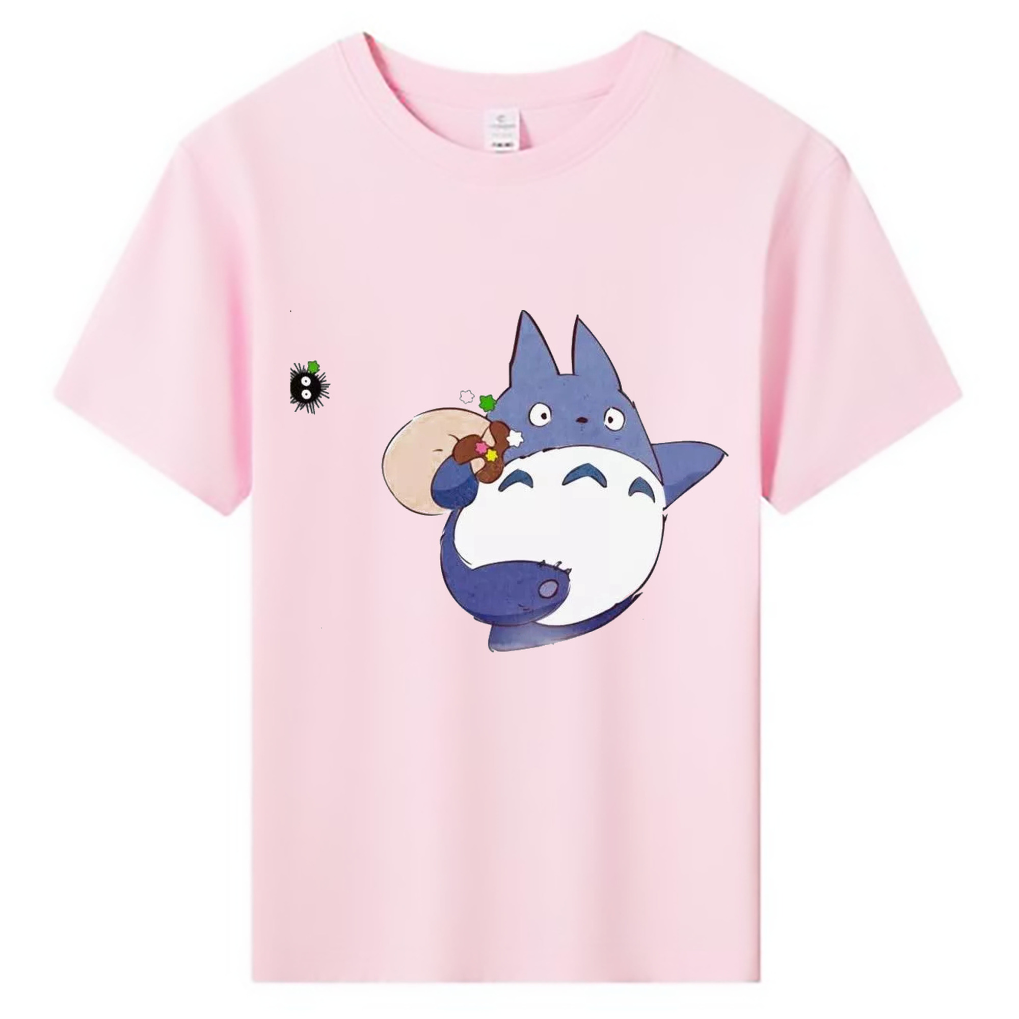 （画像用） となりのトトロ 草壁メイ 草壁サツキ My Neighbor Totoro Satsuki Kusakabe Mei Kusakabe 綿100％キッズTシャツ（フロントプリント）