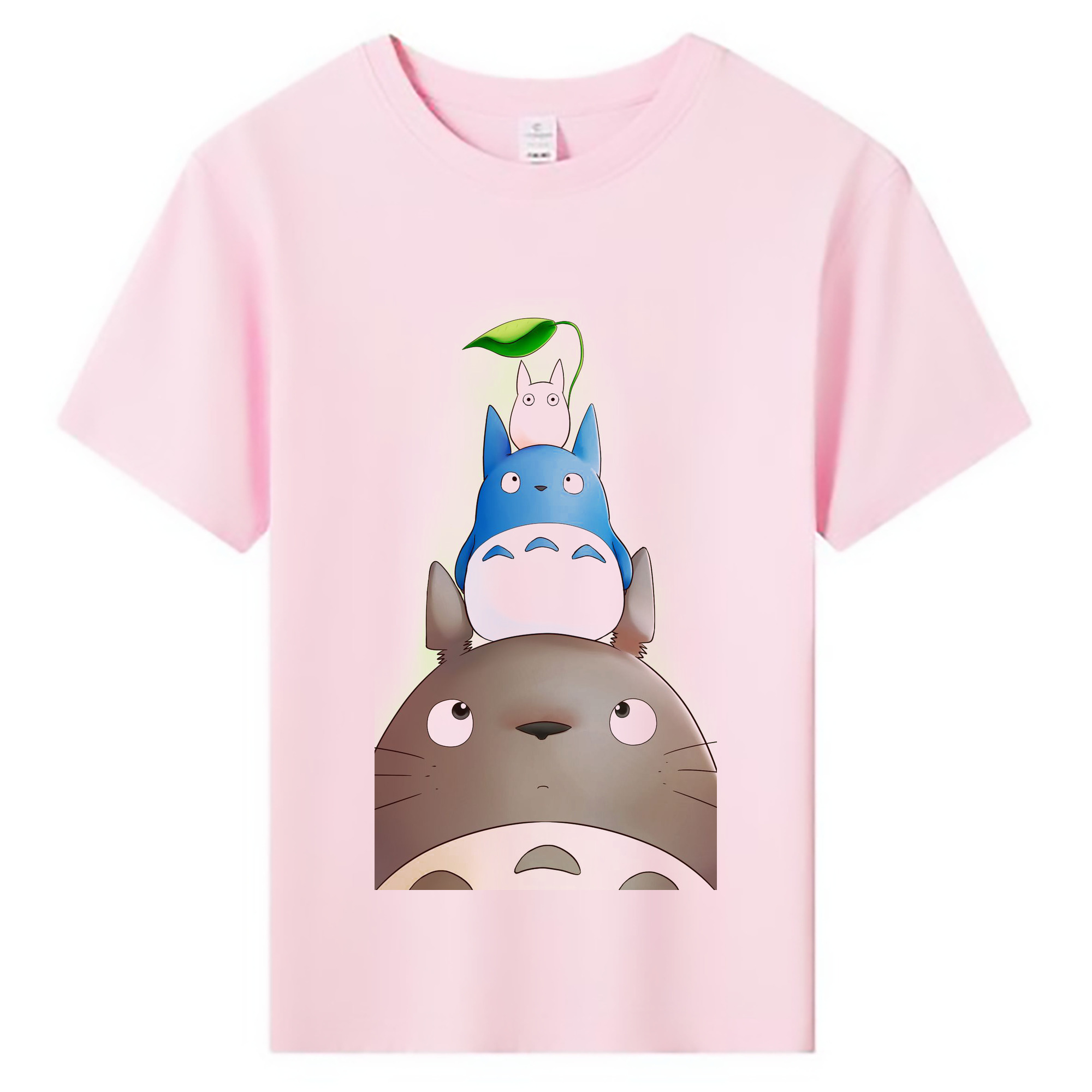 （画像用） となりのトトロ 草壁メイ 草壁サツキ My Neighbor Totoro Satsuki Kusakabe Mei Kusakabe 綿100％キッズTシャツ（フロントプリント）