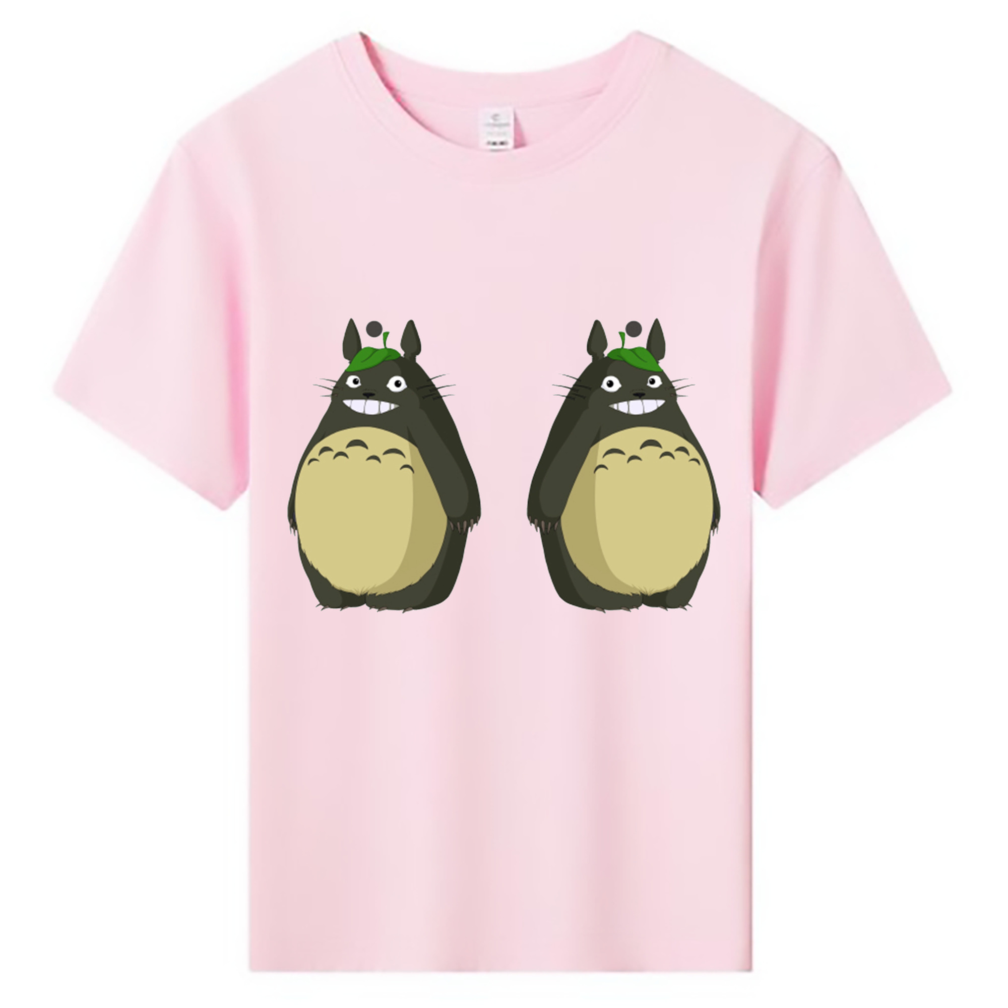（画像用） となりのトトロ 草壁メイ 草壁サツキ My Neighbor Totoro Satsuki Kusakabe Mei Kusakabe 綿100％キッズTシャツ（フロントプリント）