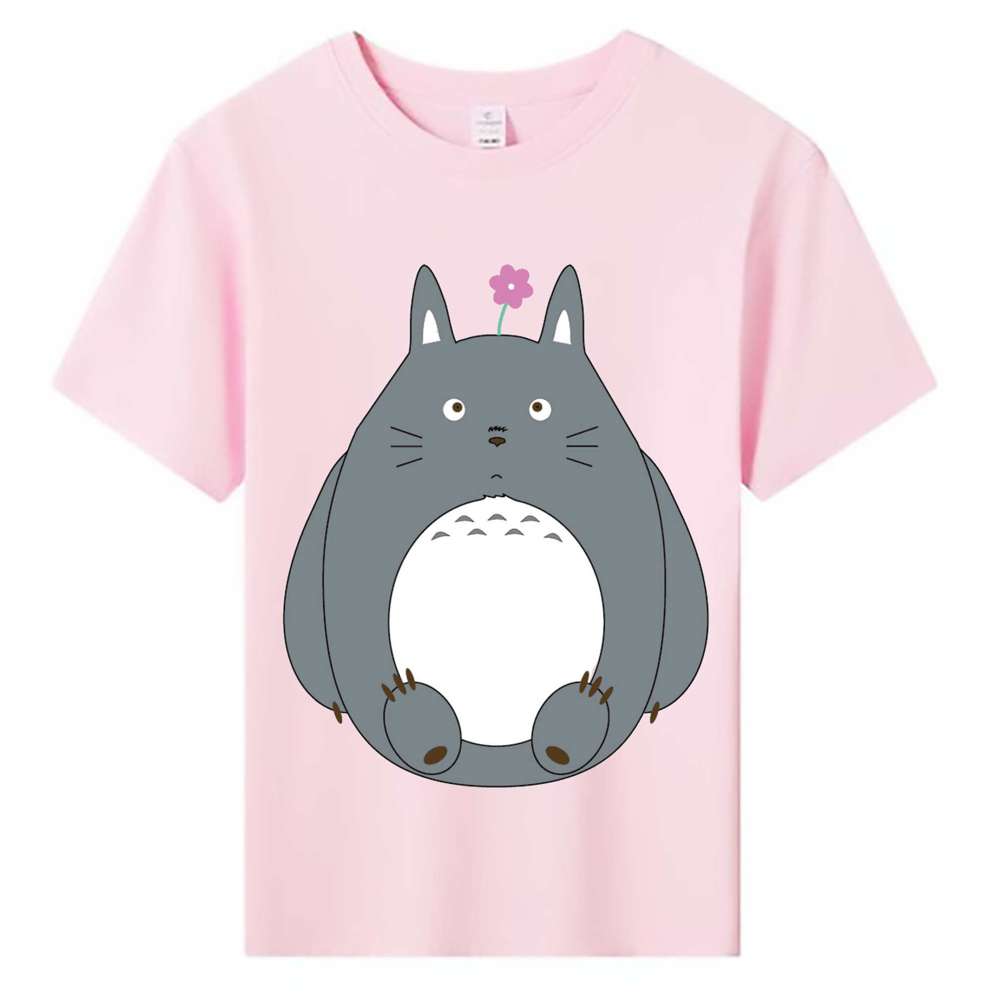 （画像用） となりのトトロ 草壁メイ 草壁サツキ My Neighbor Totoro Satsuki Kusakabe Mei Kusakabe 綿100％キッズTシャツ（フロントプリント）