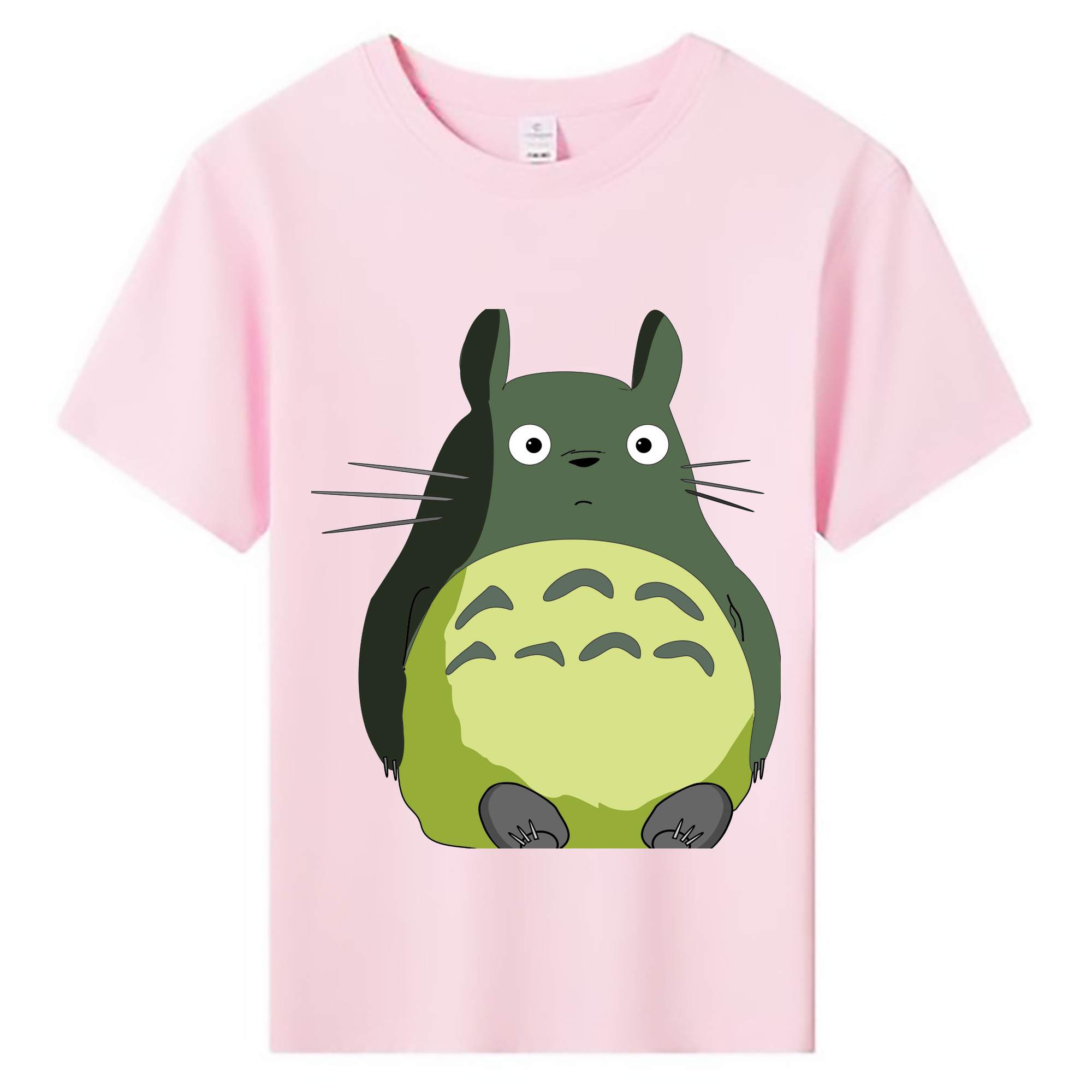 （画像用） となりのトトロ 草壁メイ 草壁サツキ My Neighbor Totoro Satsuki Kusakabe Mei Kusakabe 綿100％キッズTシャツ（フロントプリント）