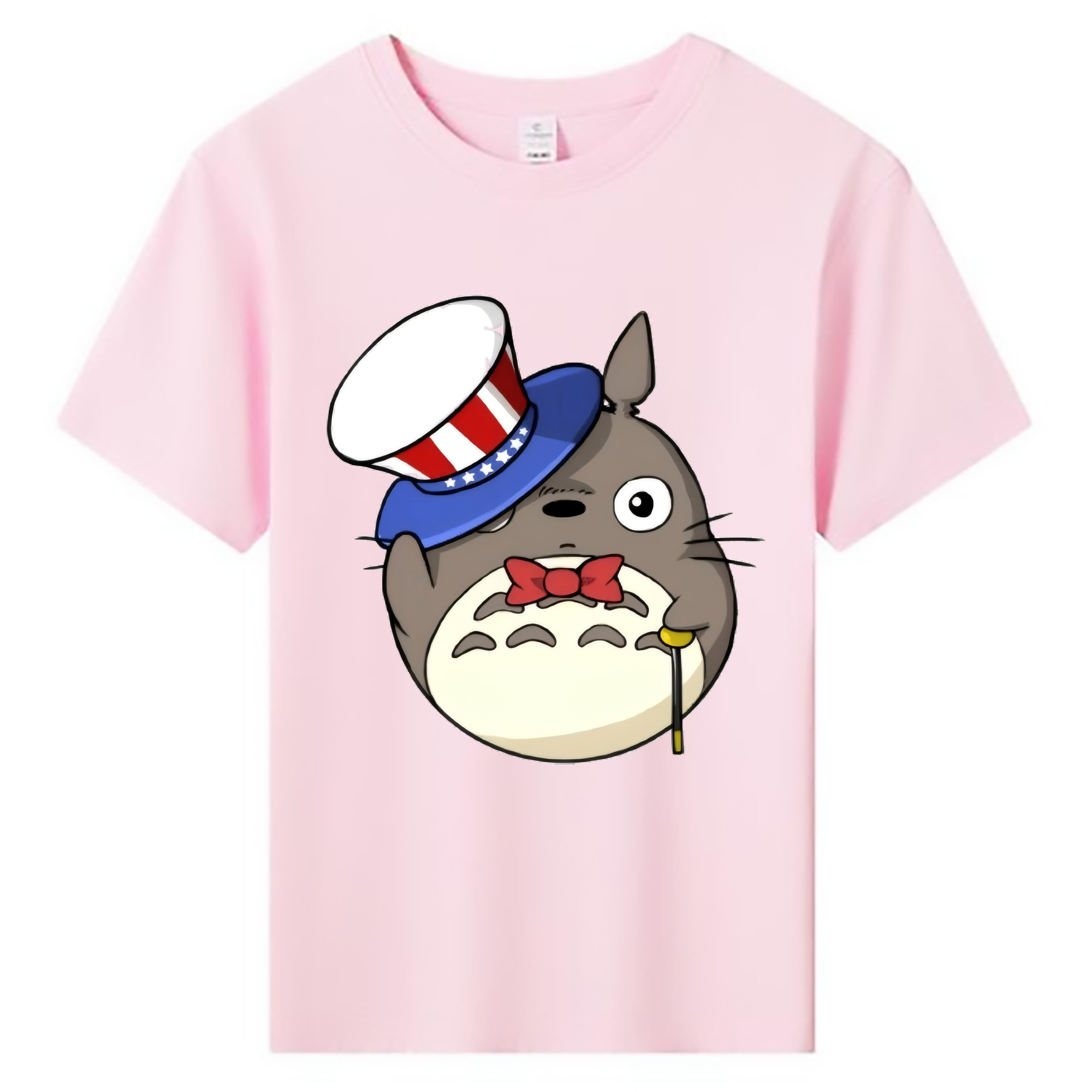 （画像用） となりのトトロ 草壁メイ 草壁サツキ My Neighbor Totoro Satsuki Kusakabe Mei Kusakabe 綿100％キッズTシャツ（フロントプリント）