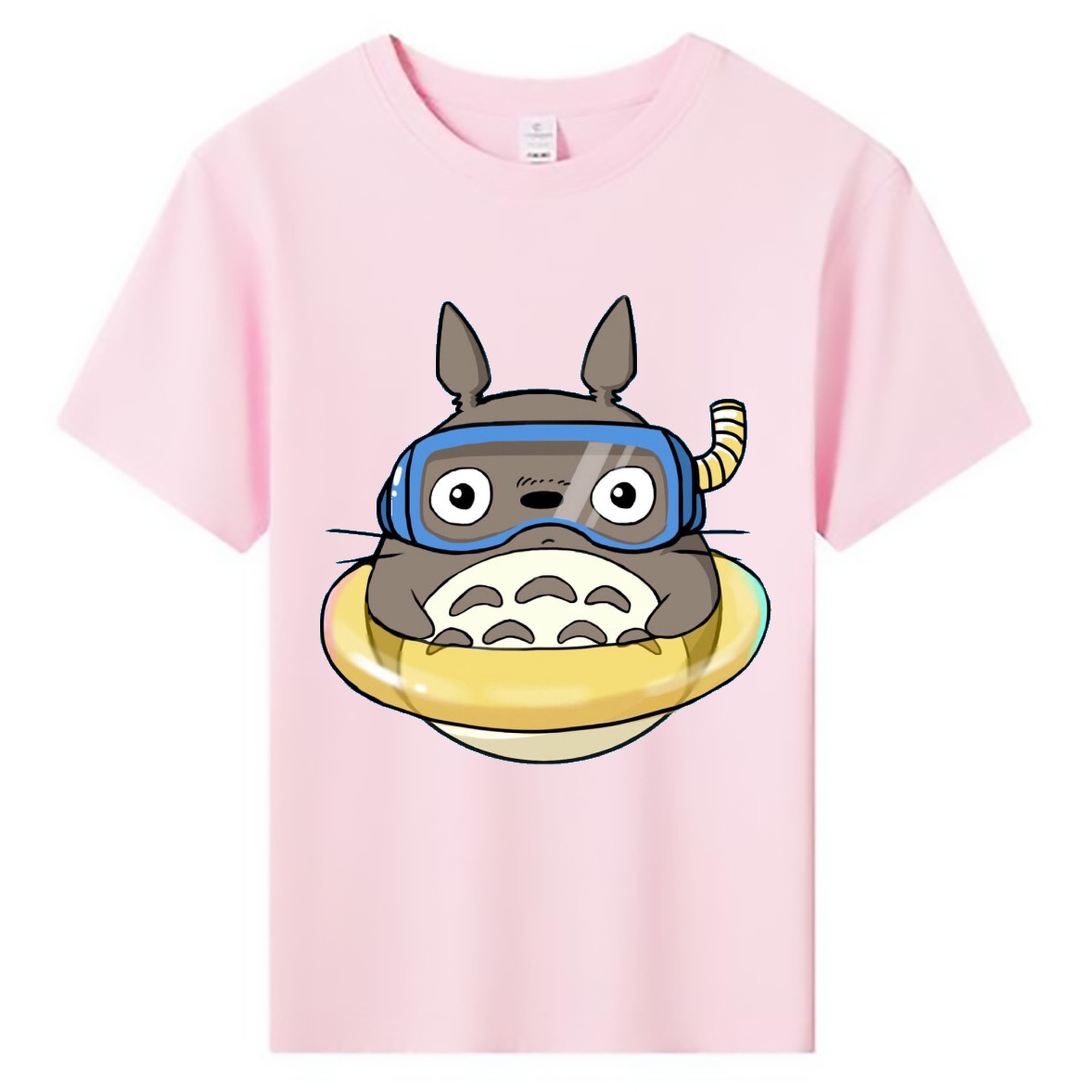 （画像用） となりのトトロ 草壁メイ 草壁サツキ My Neighbor Totoro Satsuki Kusakabe Mei Kusakabe 綿100％キッズTシャツ（フロントプリント）