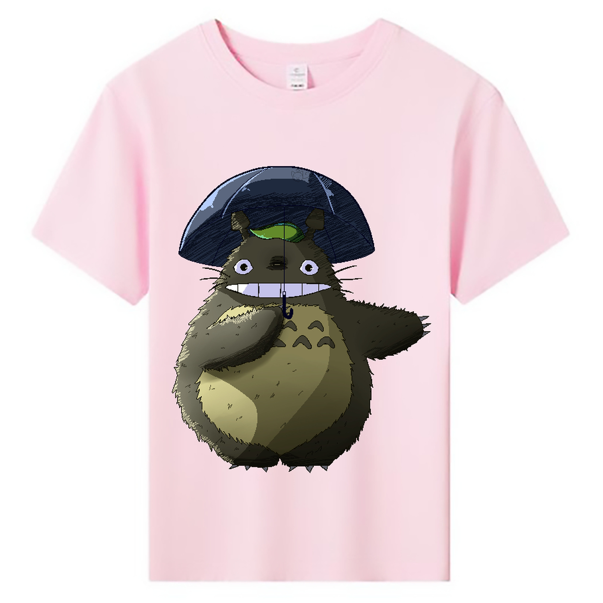（画像用） となりのトトロ 草壁メイ 草壁サツキ My Neighbor Totoro Satsuki Kusakabe Mei Kusakabe 綿100％キッズTシャツ（フロントプリント）