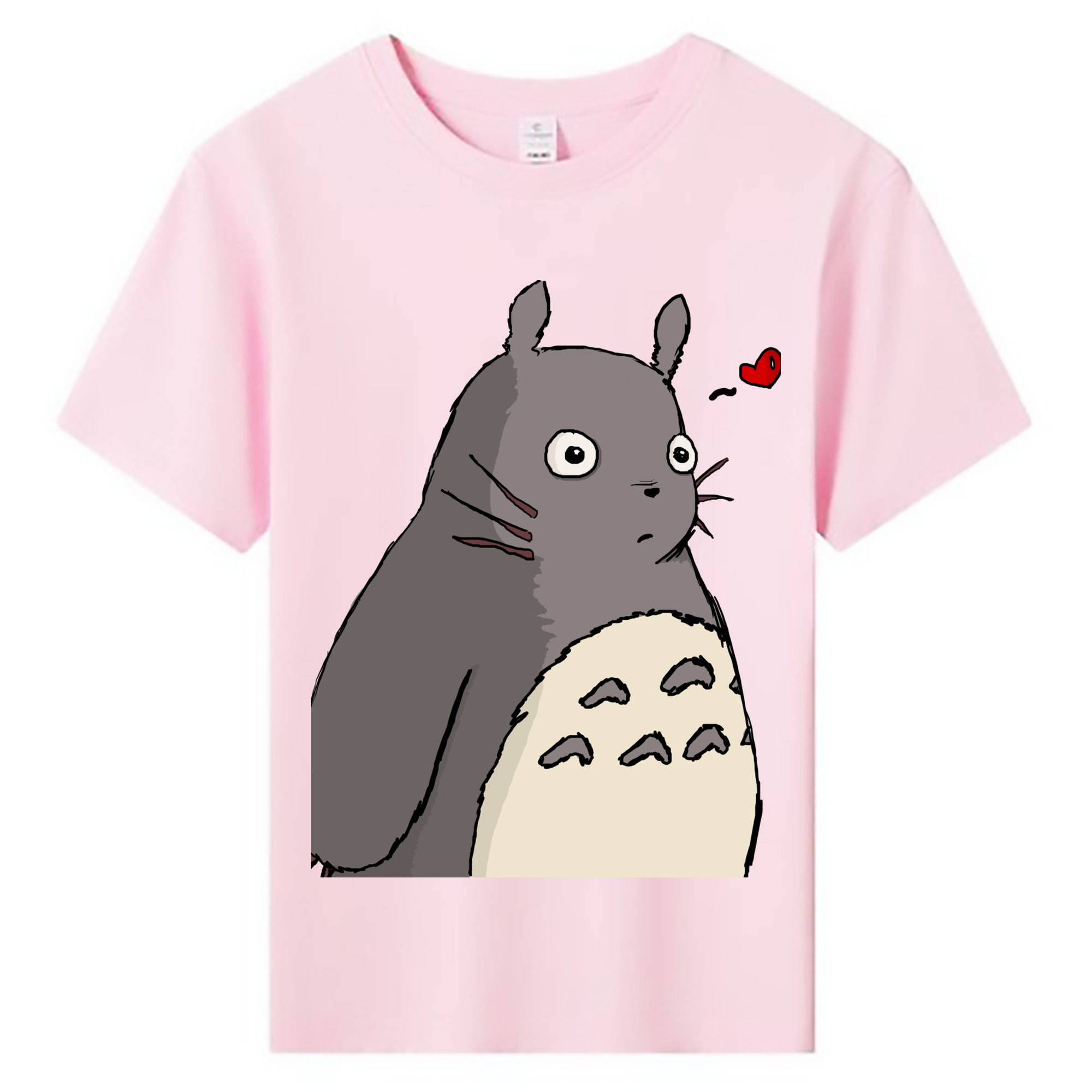 （画像用） となりのトトロ 草壁メイ 草壁サツキ My Neighbor Totoro Satsuki Kusakabe Mei Kusakabe 綿100％キッズTシャツ（フロントプリント）