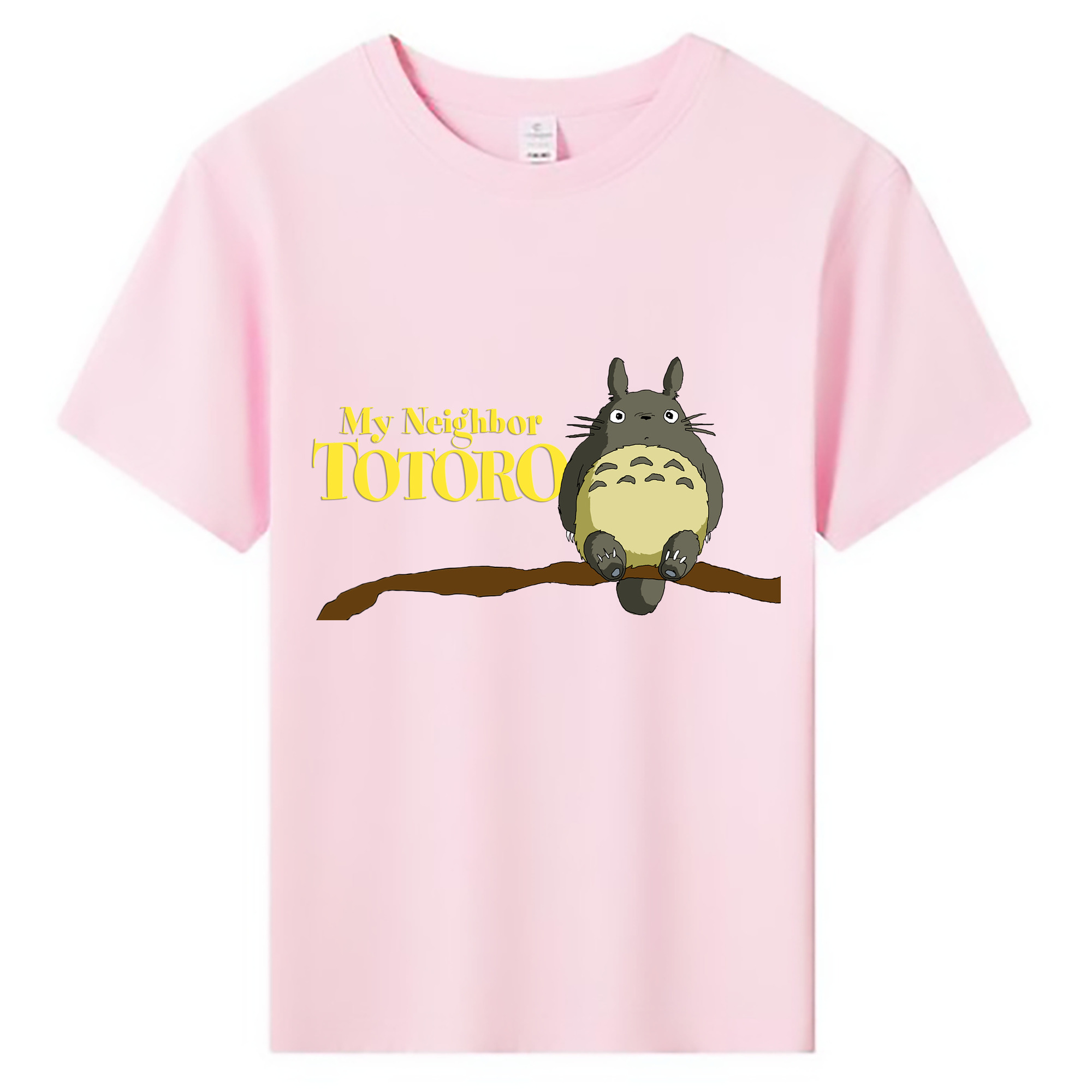 （画像用） となりのトトロ 草壁メイ 草壁サツキ My Neighbor Totoro Satsuki Kusakabe Mei Kusakabe 綿100％キッズTシャツ（フロントプリント）