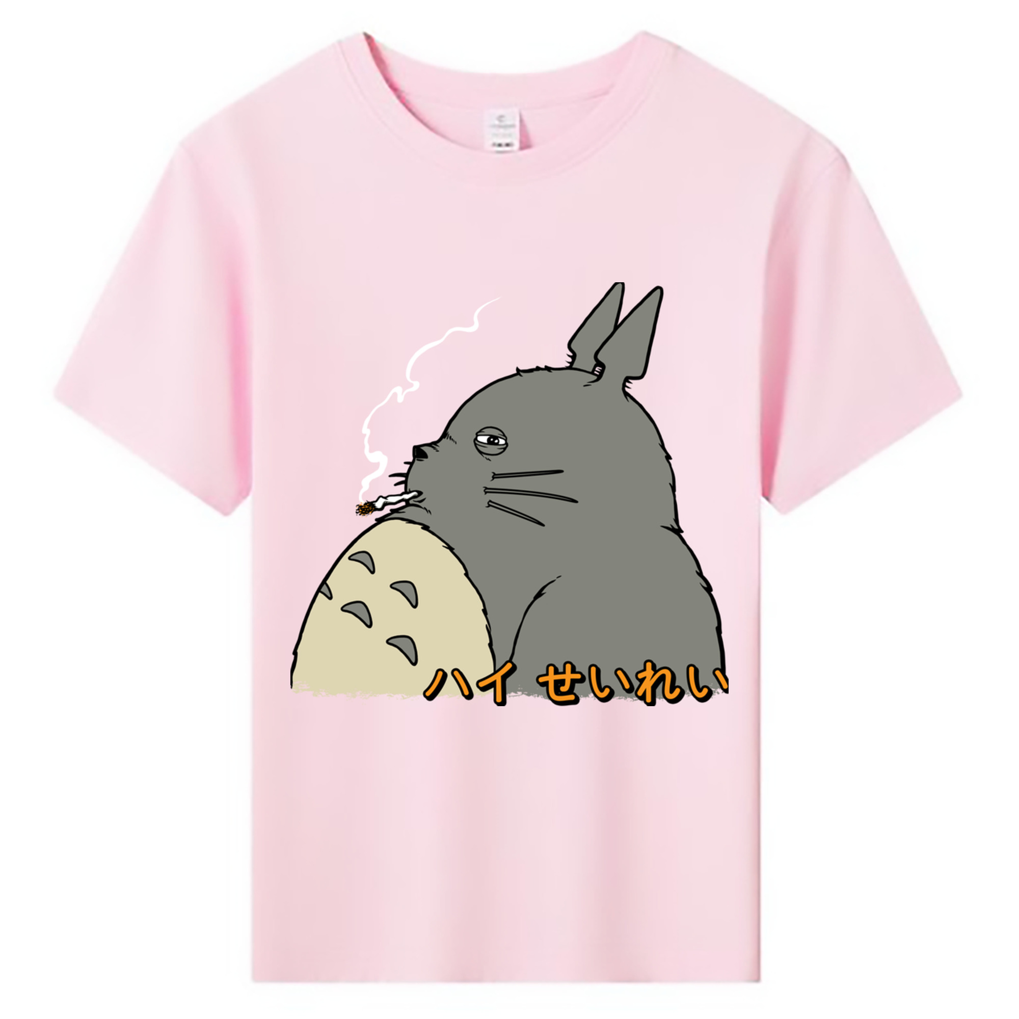 （画像用） となりのトトロ 草壁メイ 草壁サツキ My Neighbor Totoro Satsuki Kusakabe Mei Kusakabe 綿100％キッズTシャツ（フロントプリント）
