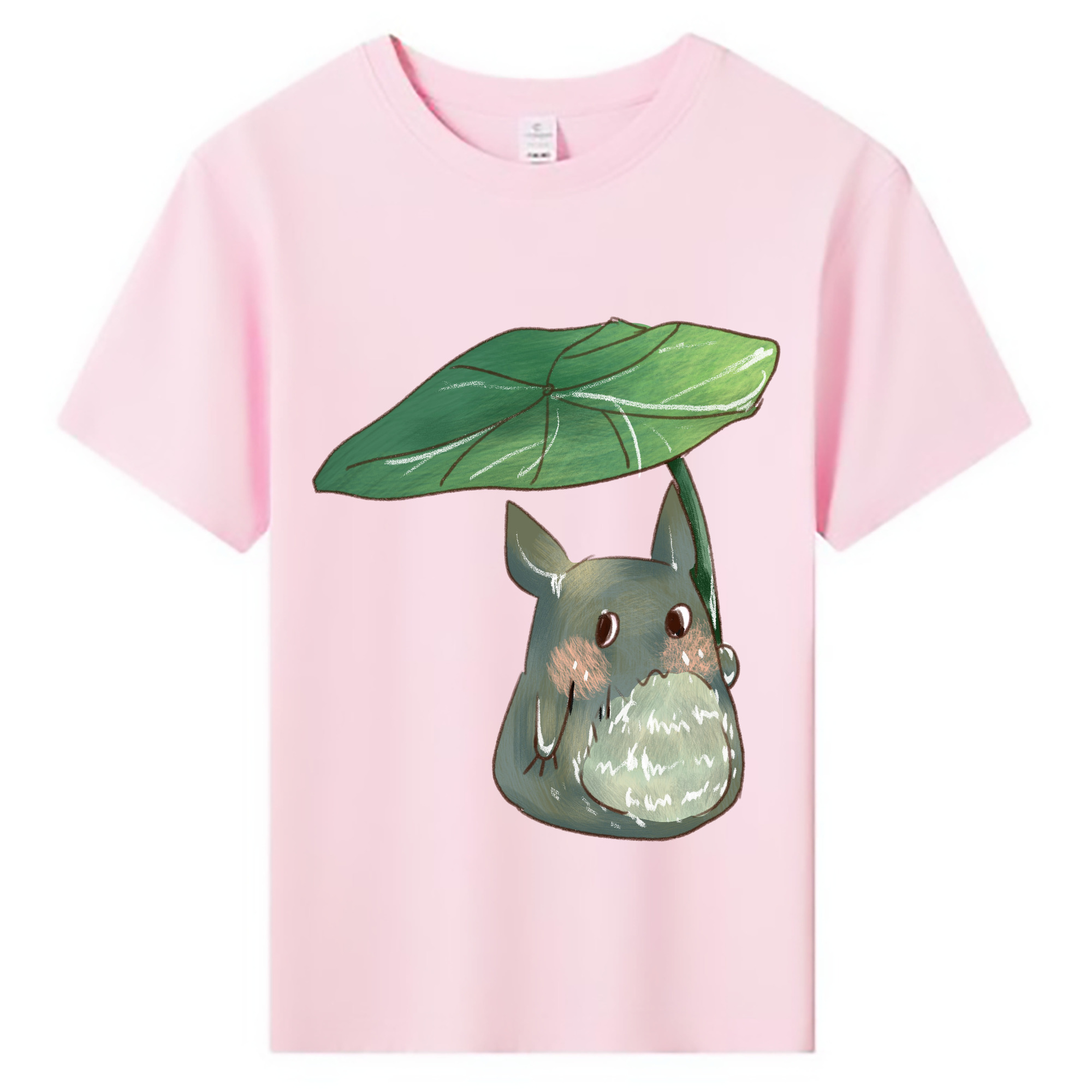 （画像用） となりのトトロ 草壁メイ 草壁サツキ My Neighbor Totoro Satsuki Kusakabe Mei Kusakabe 綿100％キッズTシャツ（フロントプリント）