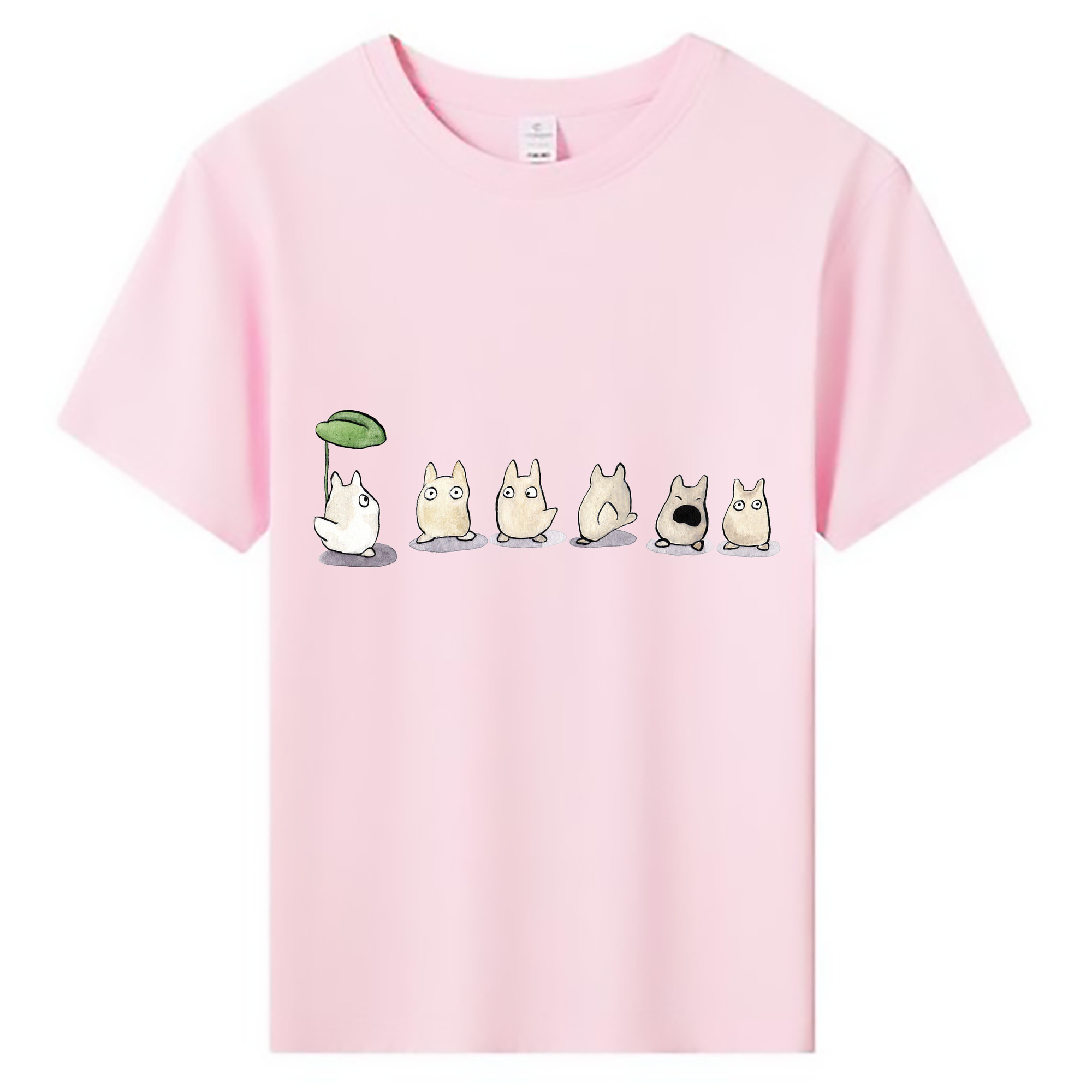 （画像用） となりのトトロ 草壁メイ 草壁サツキ My Neighbor Totoro Satsuki Kusakabe Mei Kusakabe 綿100％キッズTシャツ（フロントプリント）
