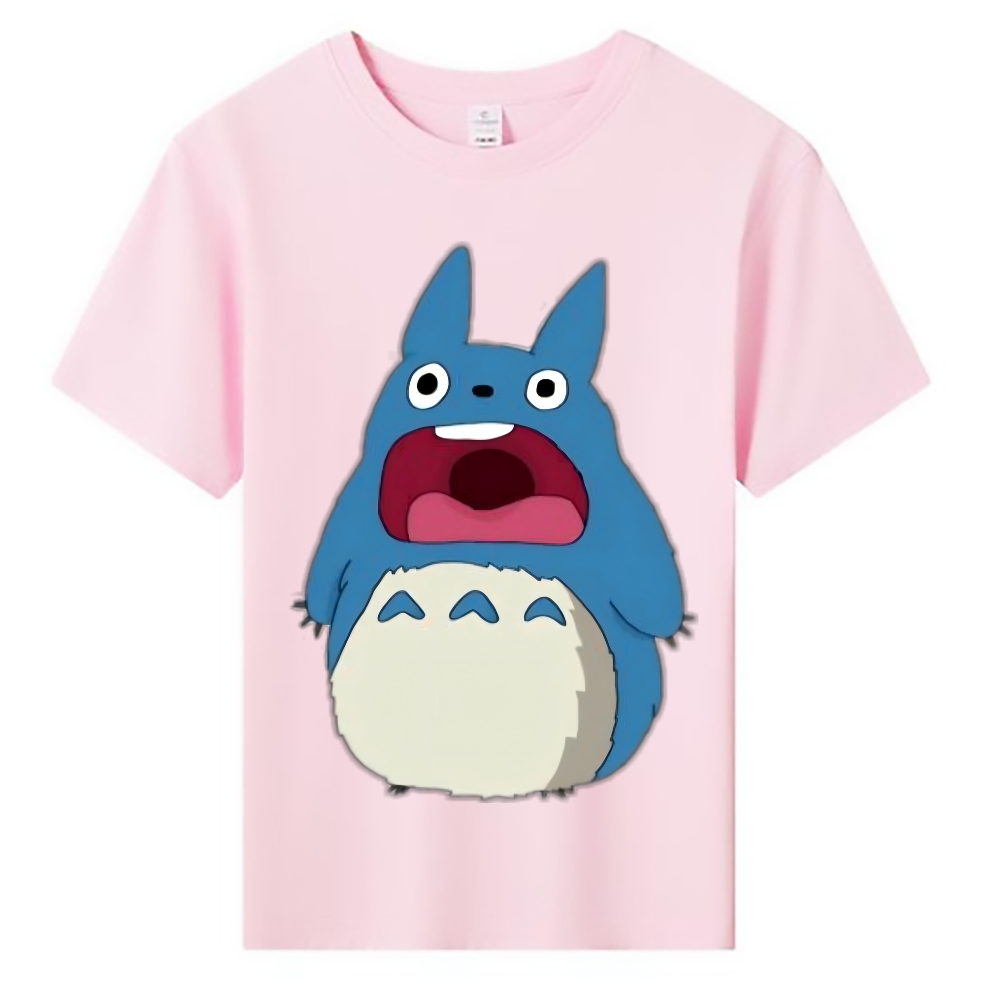 （画像用） となりのトトロ 草壁メイ 草壁サツキ My Neighbor Totoro Satsuki Kusakabe Mei Kusakabe 綿100％キッズTシャツ（フロントプリント）
