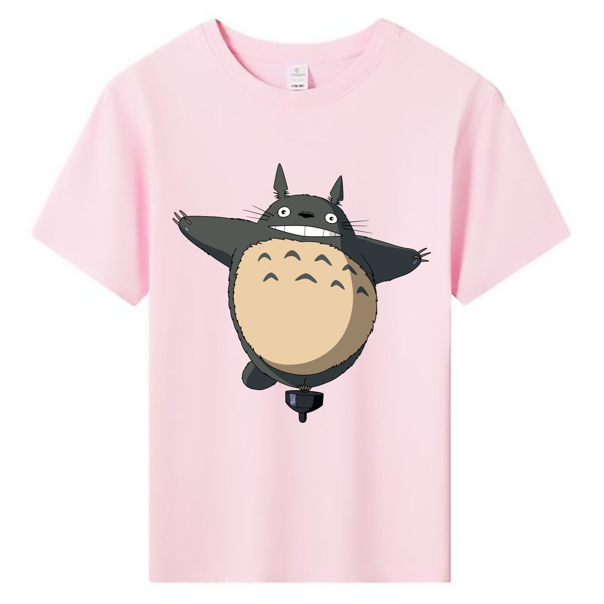 （画像用） となりのトトロ 草壁メイ 草壁サツキ My Neighbor Totoro Satsuki Kusakabe Mei Kusakabe 綿100％キッズTシャツ（フロントプリント）